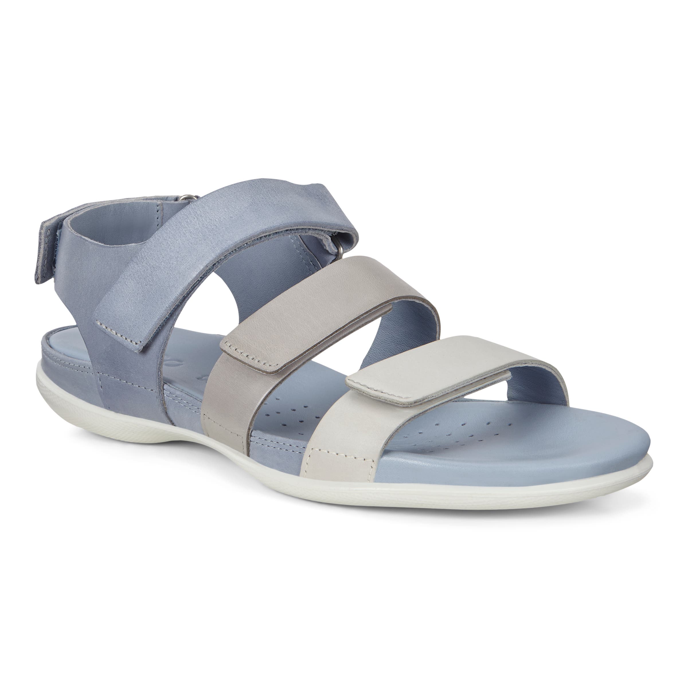 ECCO Flash Adjustable Strap Sandal - Blue - Main