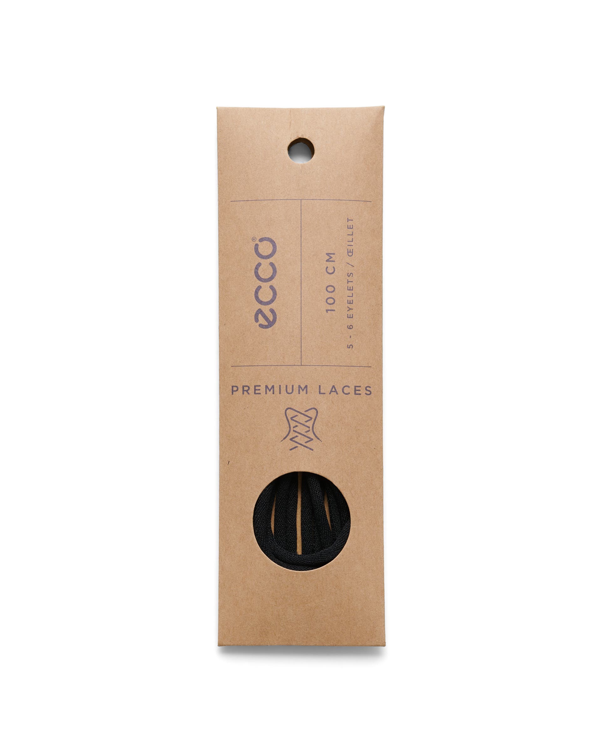 ECCO® Sporty Round lacets ronds de sport - Noir - Detail-2