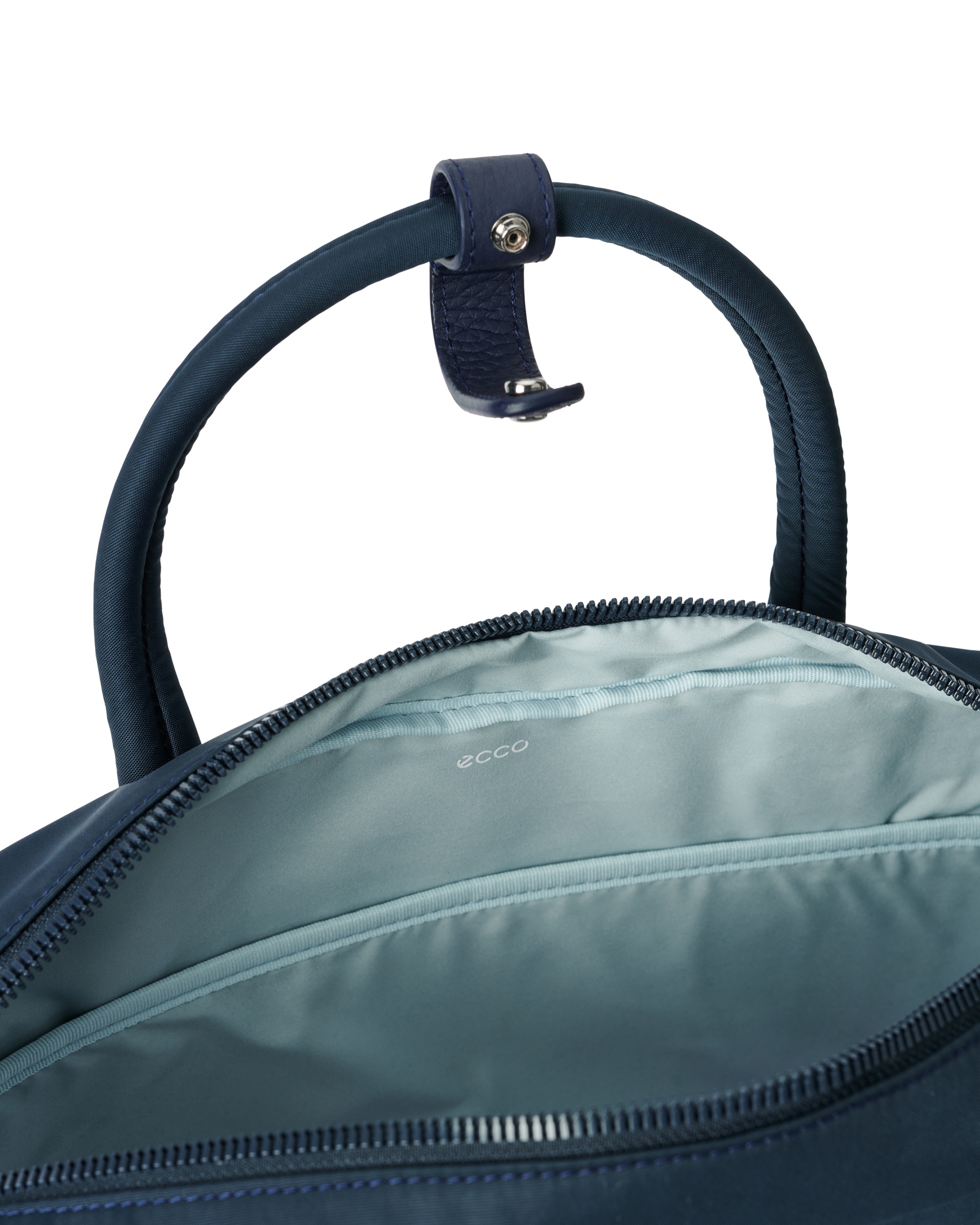 ECCO® Voyager sac pour ordinateur portable en cuir - Bleu - Inside