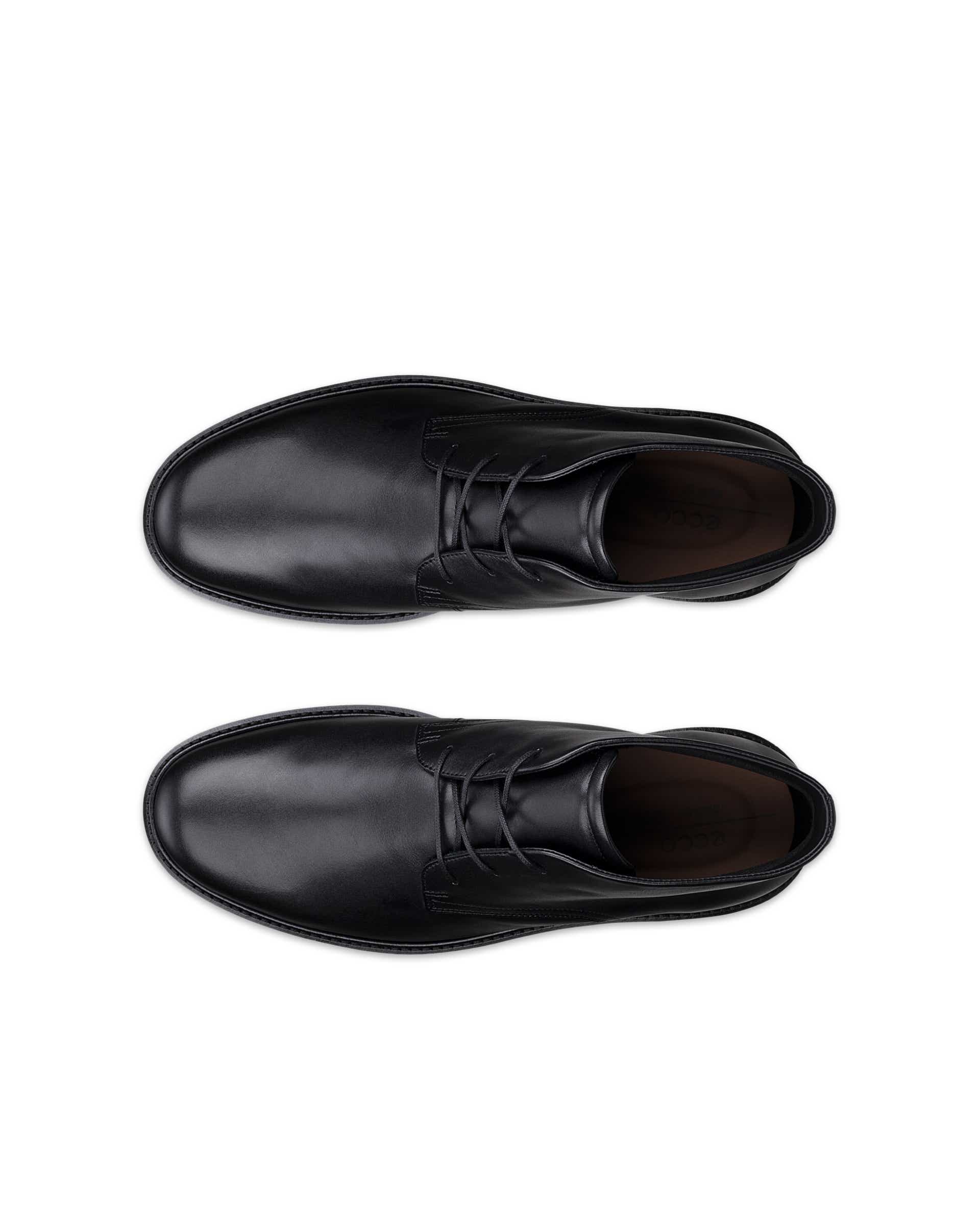 ECCO METROPOLE LONDON MEN'S CHUKKA BOOT - Black - Top left pair