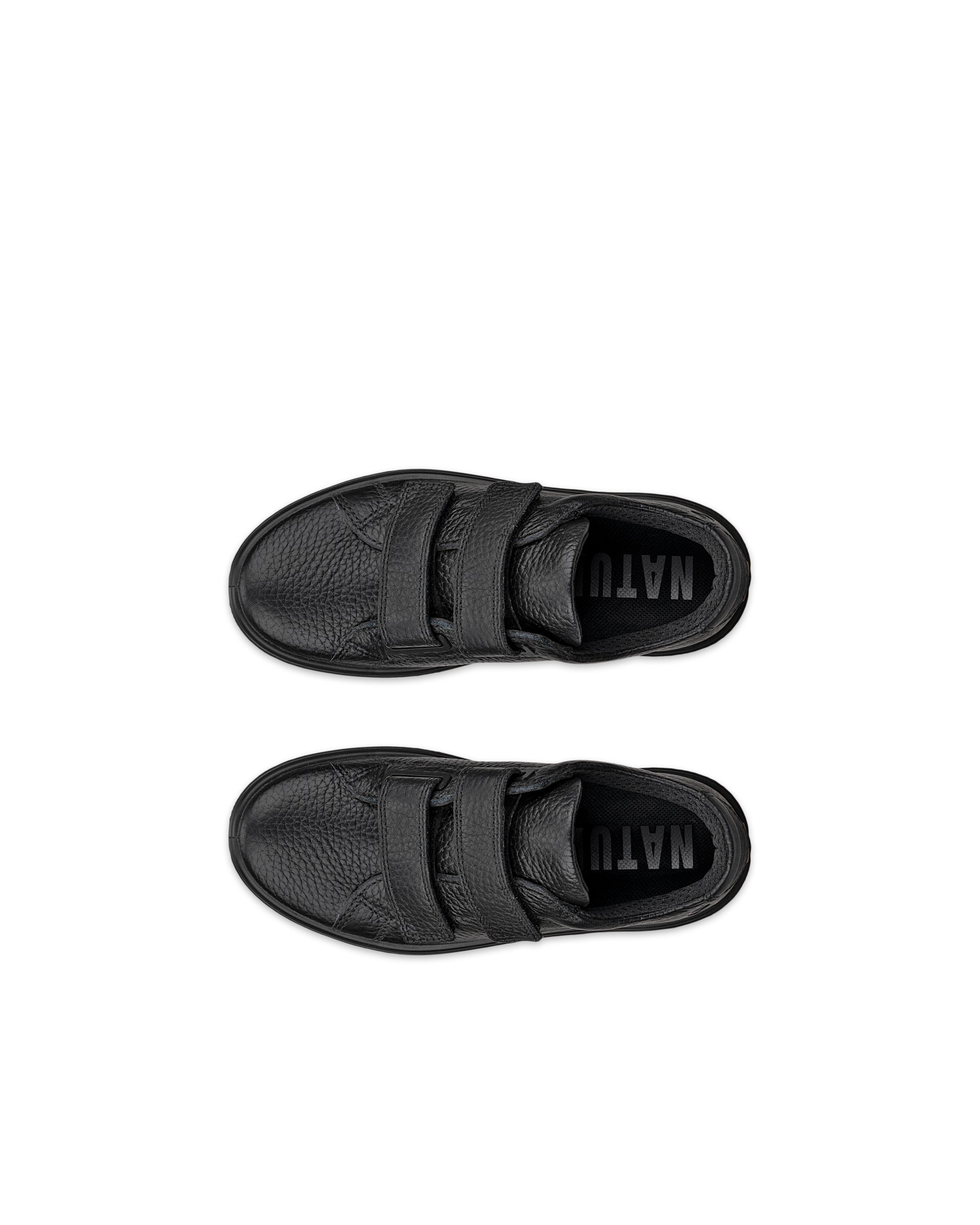 Otroški usnjeni ležerni čevlji ECCO® Soft 60 - Črna - Top left pair