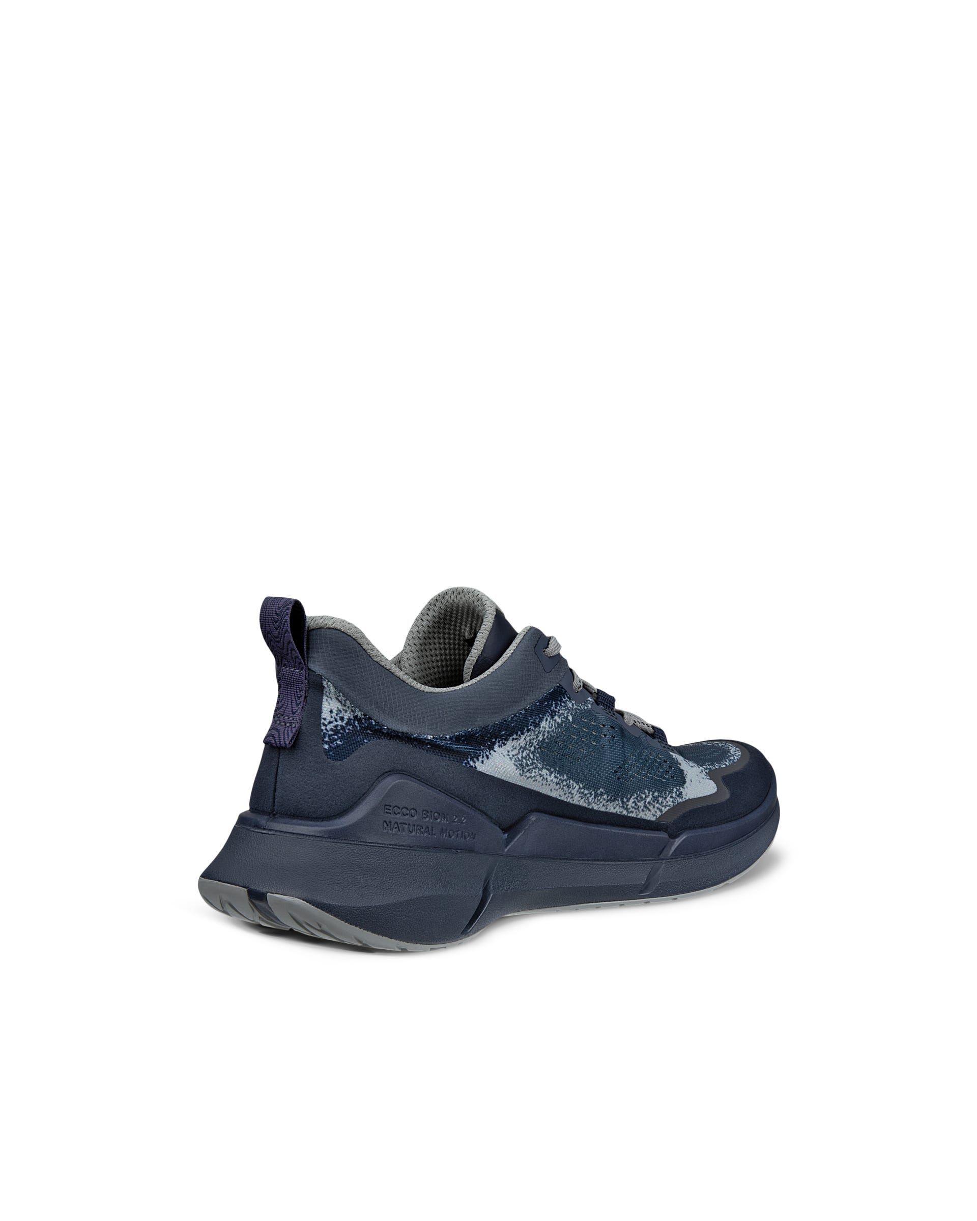 ECCO ネイビー レザー スニーカー ECCO BIOM 2.2 MEN メンズ レザースニーカー | ブルー