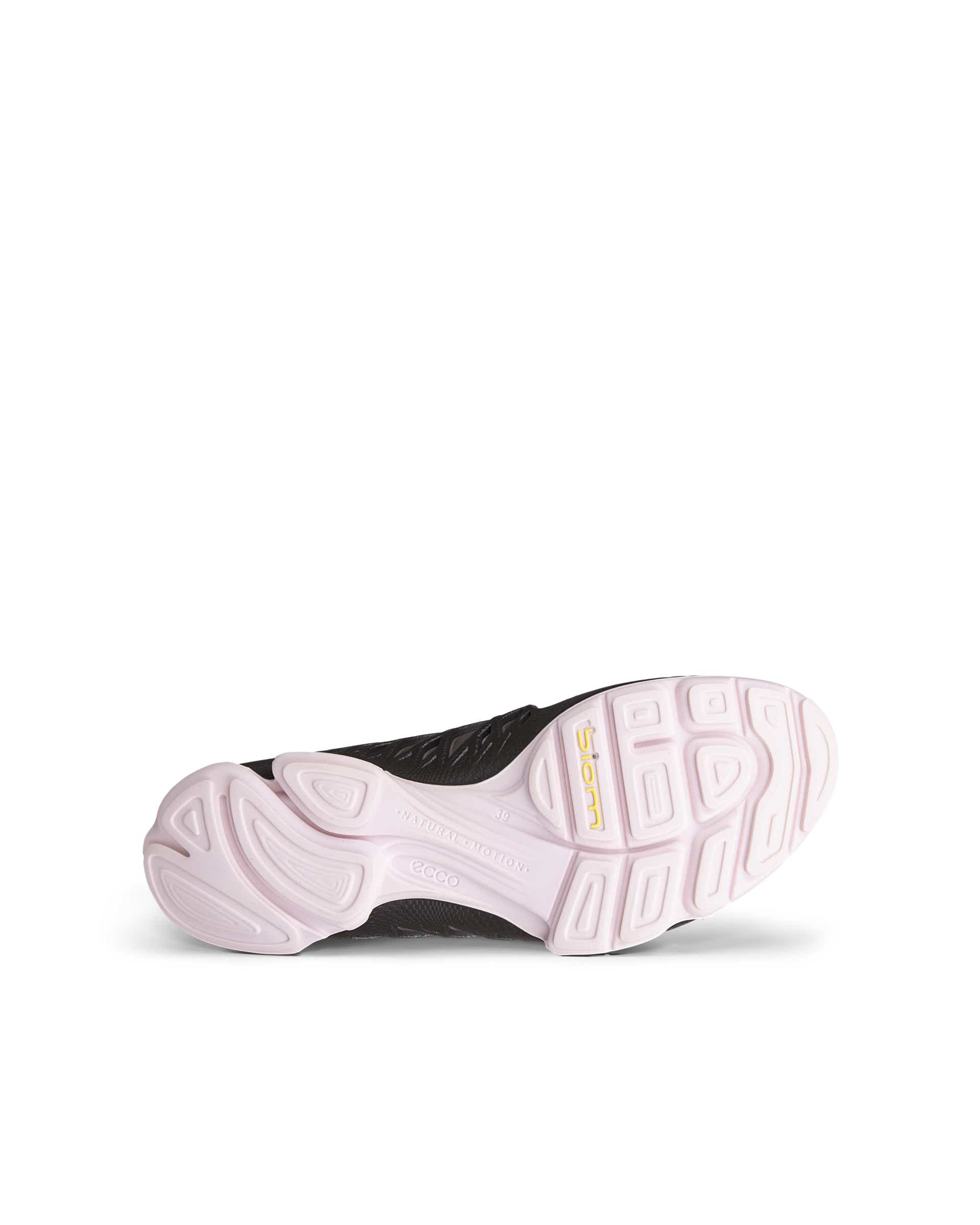 Women's ECCO® BIOM AEX Leather Slip-On Trainer - Brown - Sole