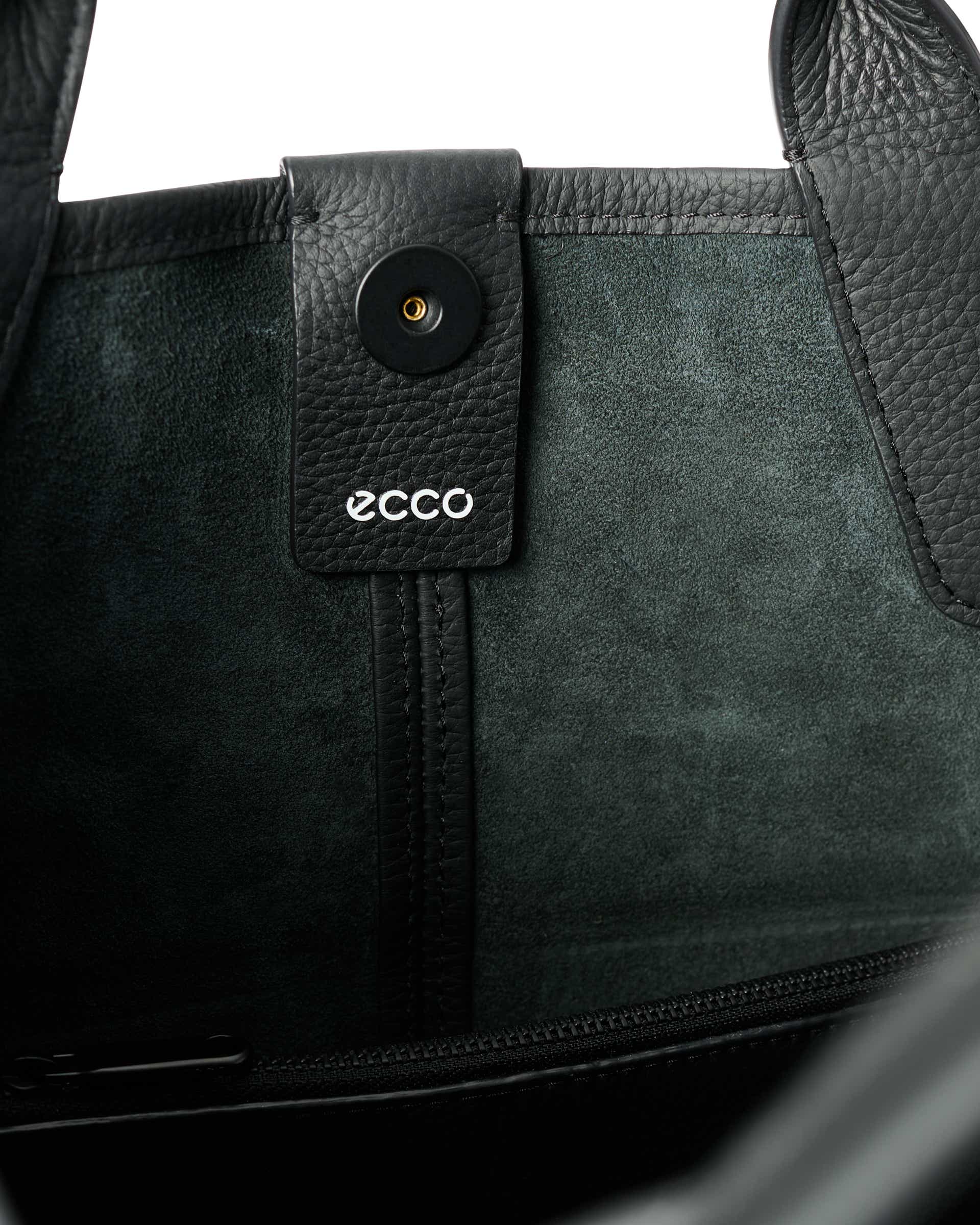 Kožená taška tote ECCO® - Černá - Inside