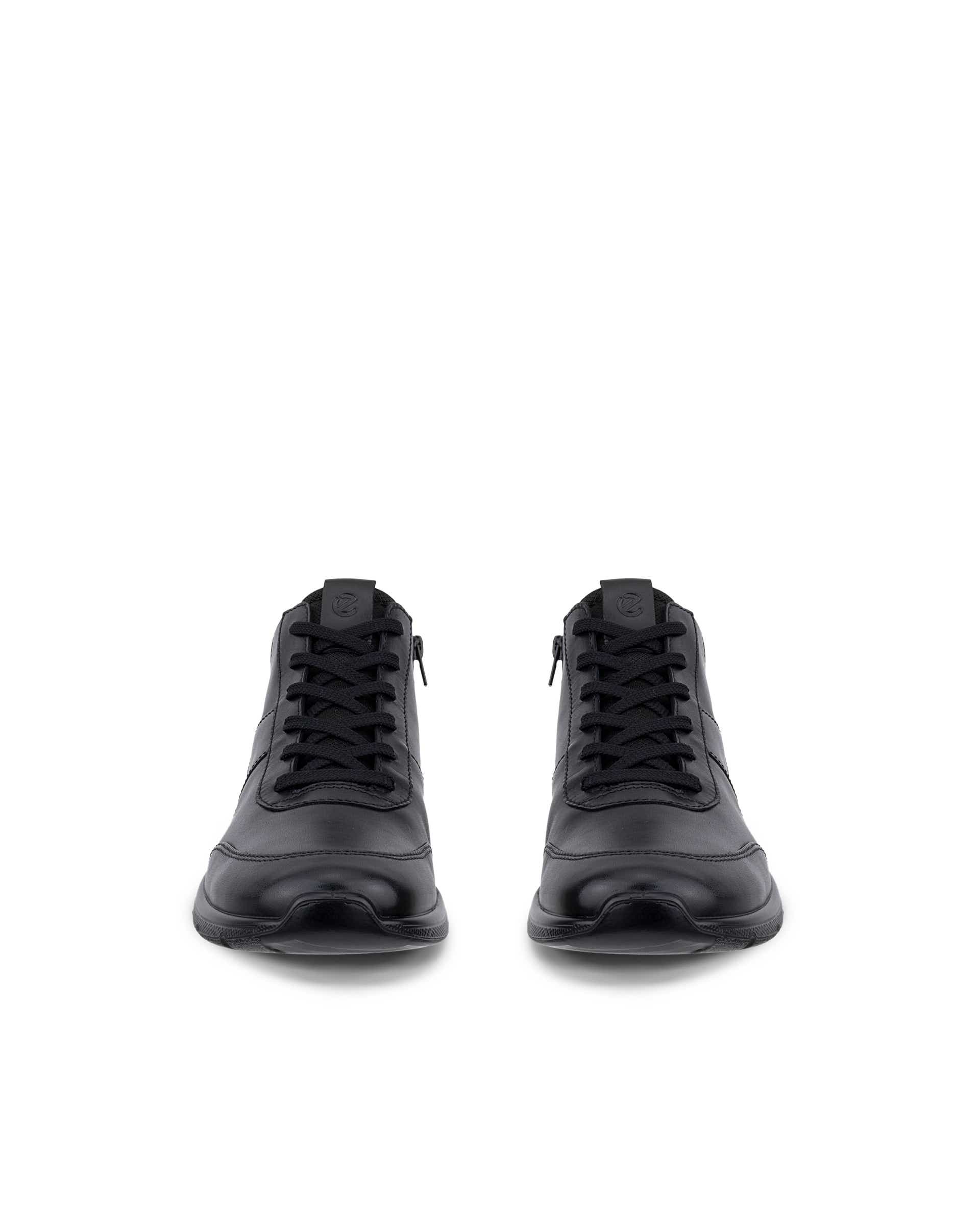 ECCO® IRVING heren leren enkellaars - Zwart - Front pair