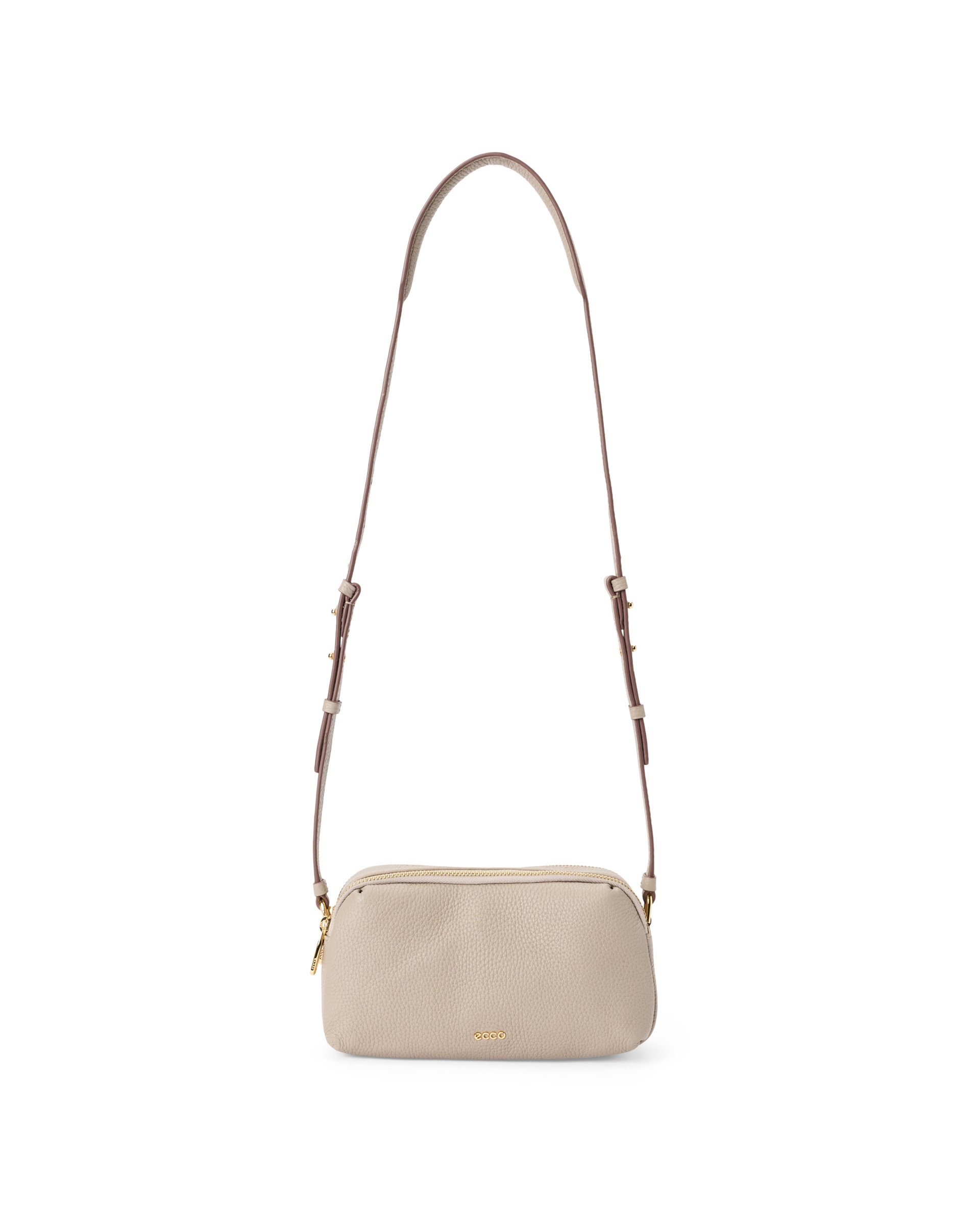 ECCO® Camera Bag leren cameratas - Beige - Main