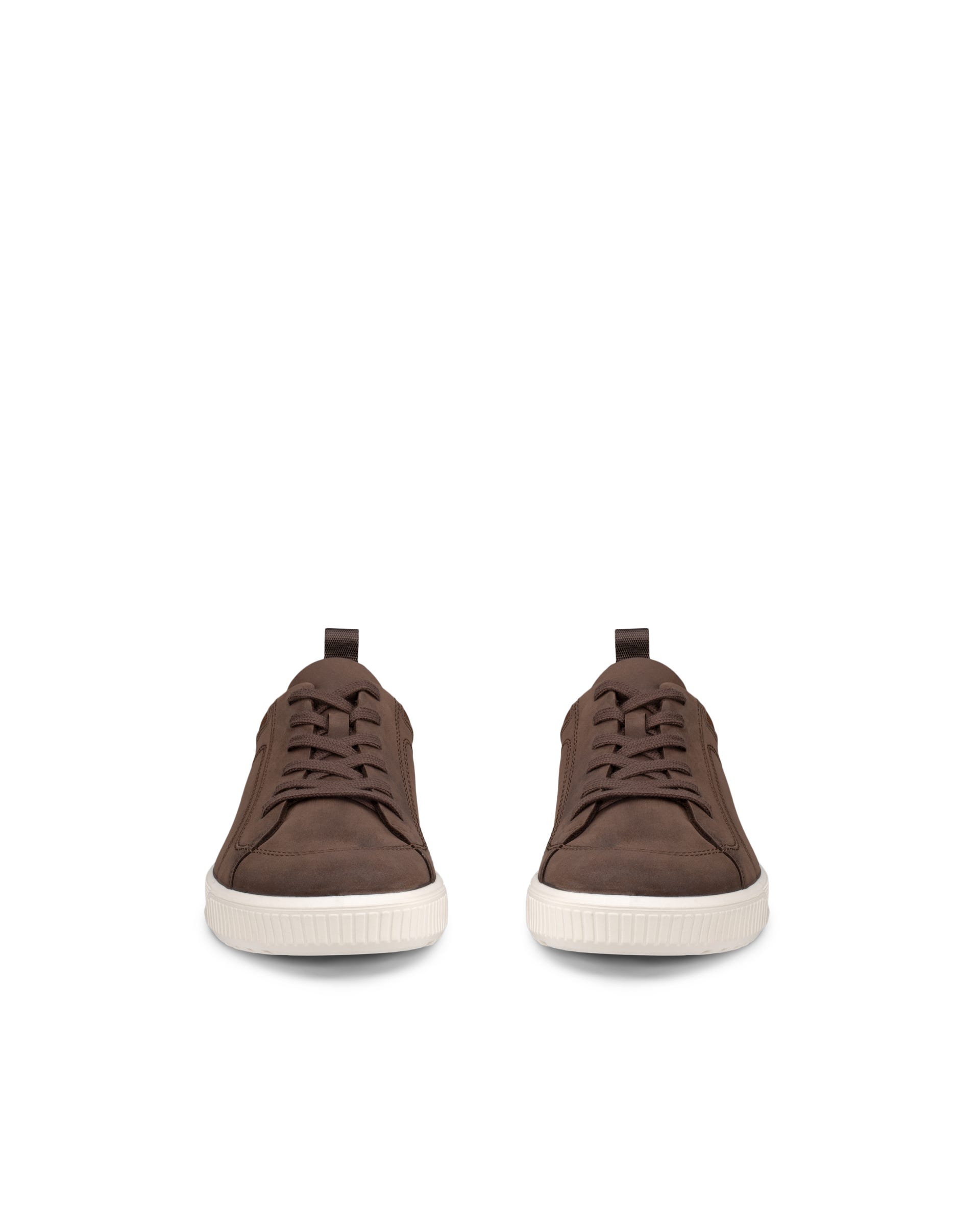 ECCO® BYWAY heren nubuck veterschoen - Bruin - Front pair