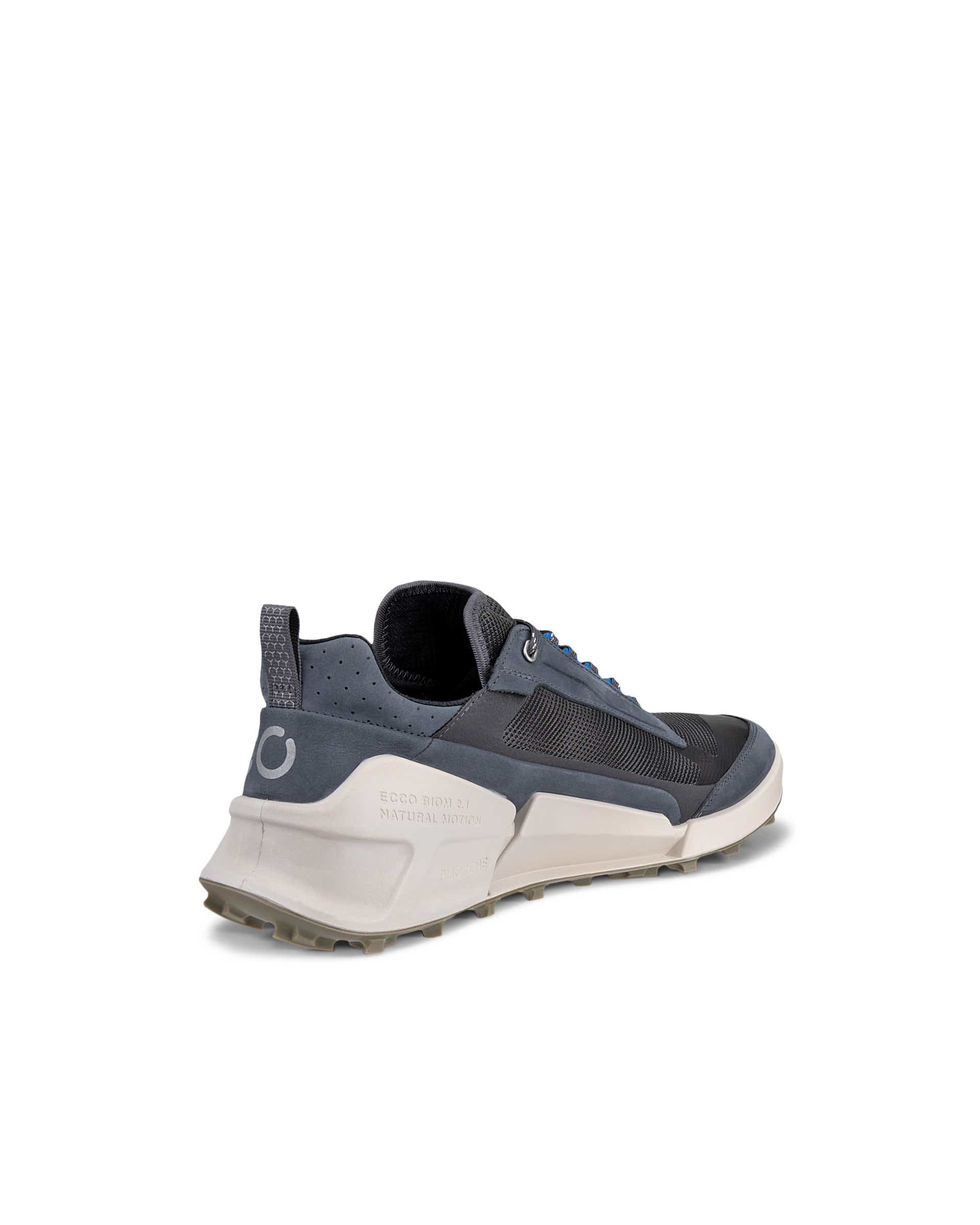 ECCO BIOM 2.1 X Mountain メンズ ヌバックウォータープルーフハイキングスニーカー - グレー - Back