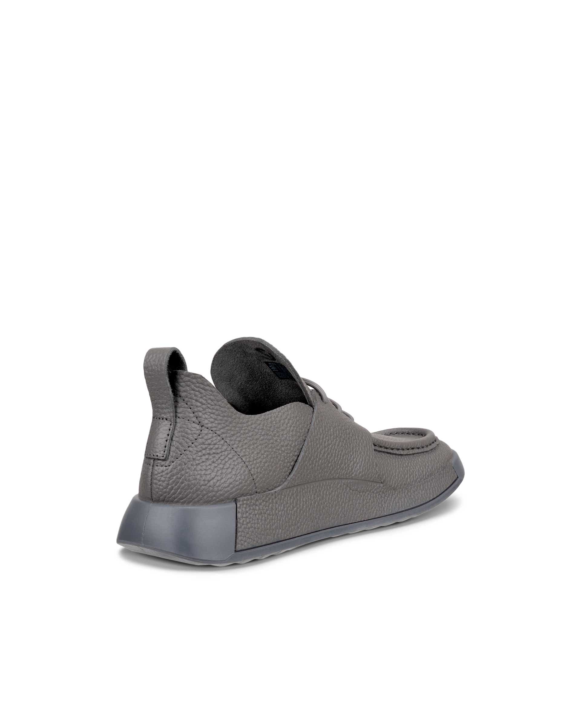 ECCO® Cozmo Shoe Herren Schuh aus Leder - Grau - Back