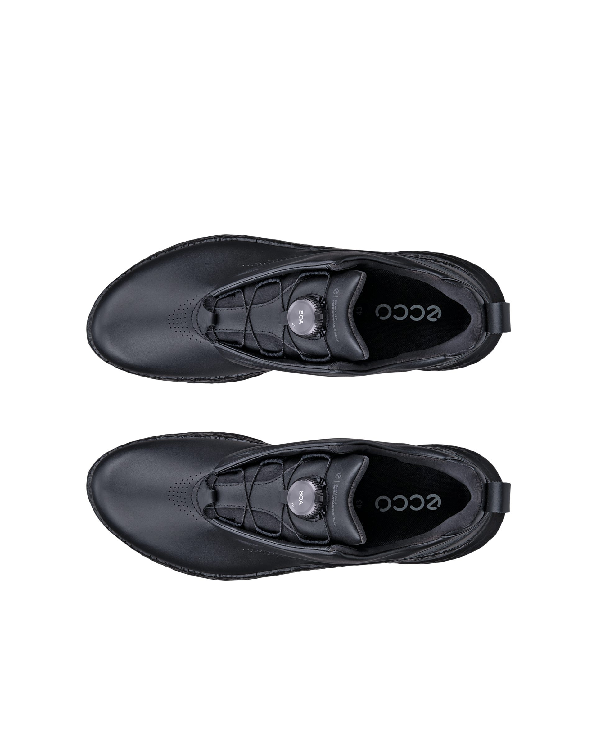 ECCO® GOLF BIOM C5 Herren Golfschuh aus Leder mit Gore-Tex - Schwarz - Top left pair