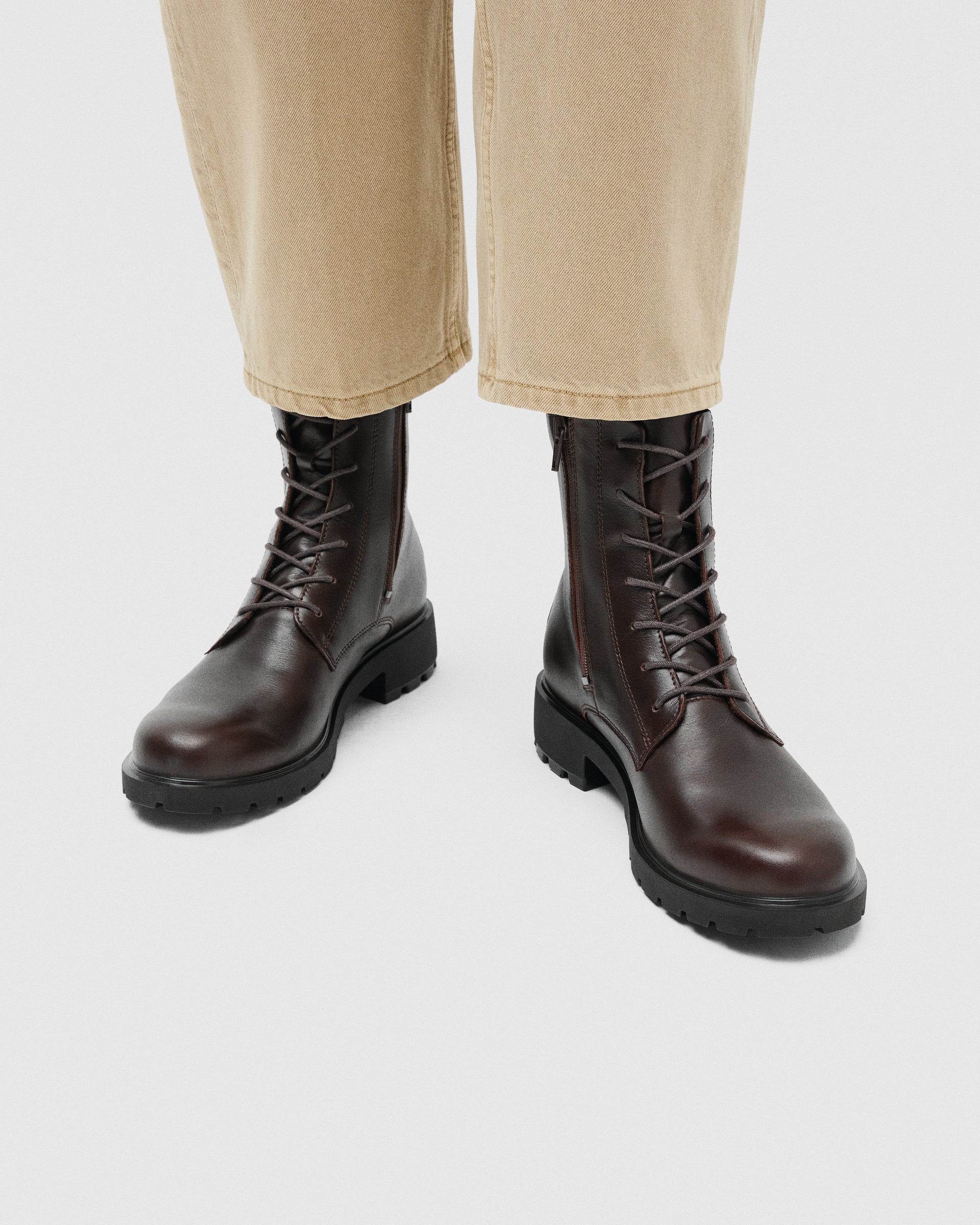ECCO METRO VIENNA W LACE BOOT - Brown - Lifestyle image-1