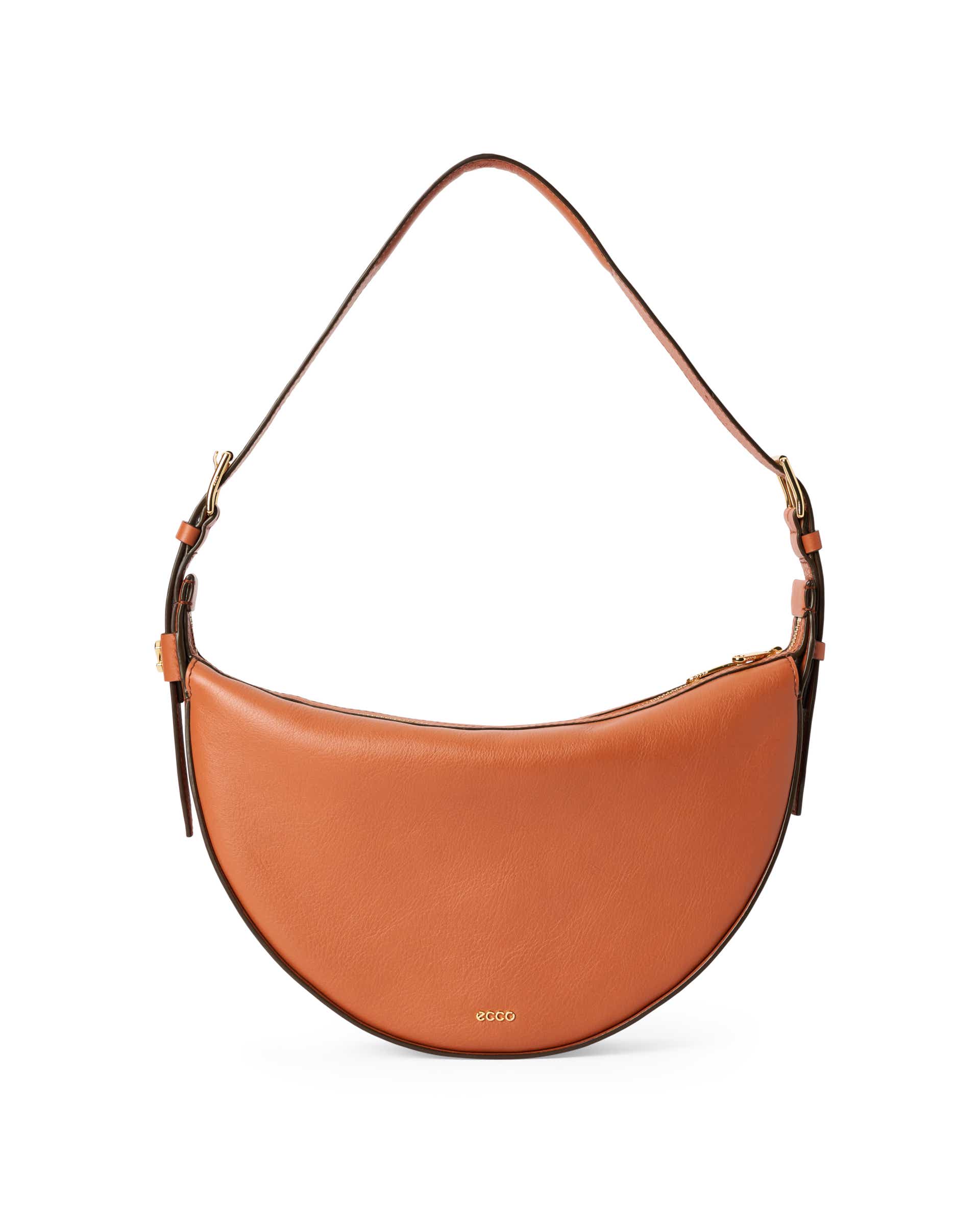 ECCO® FORTUNE Leather Shoulder Bag - Brown - Main