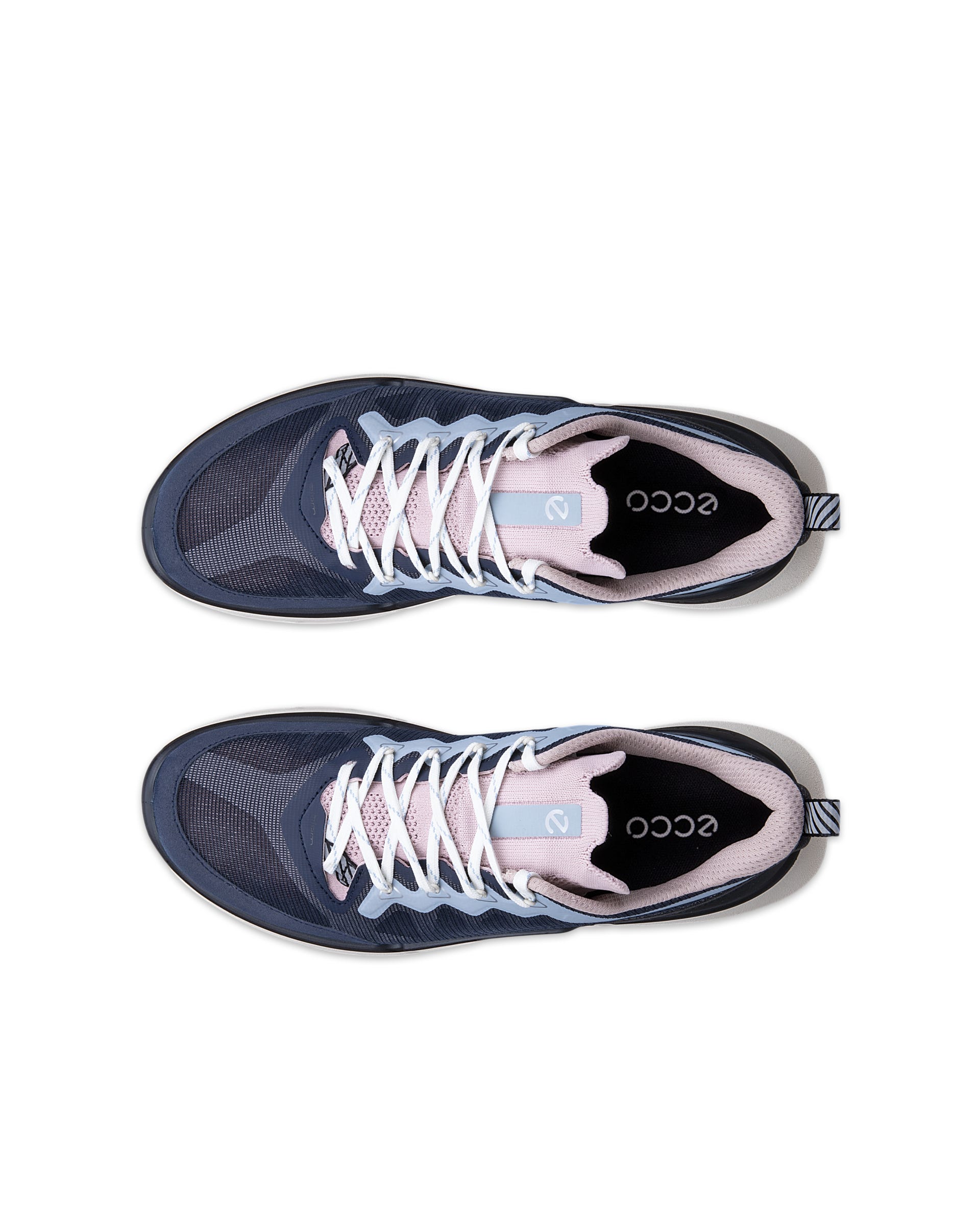 Women's ECCO® Biom 720 Textile Sneaker - Blue - Top left pair