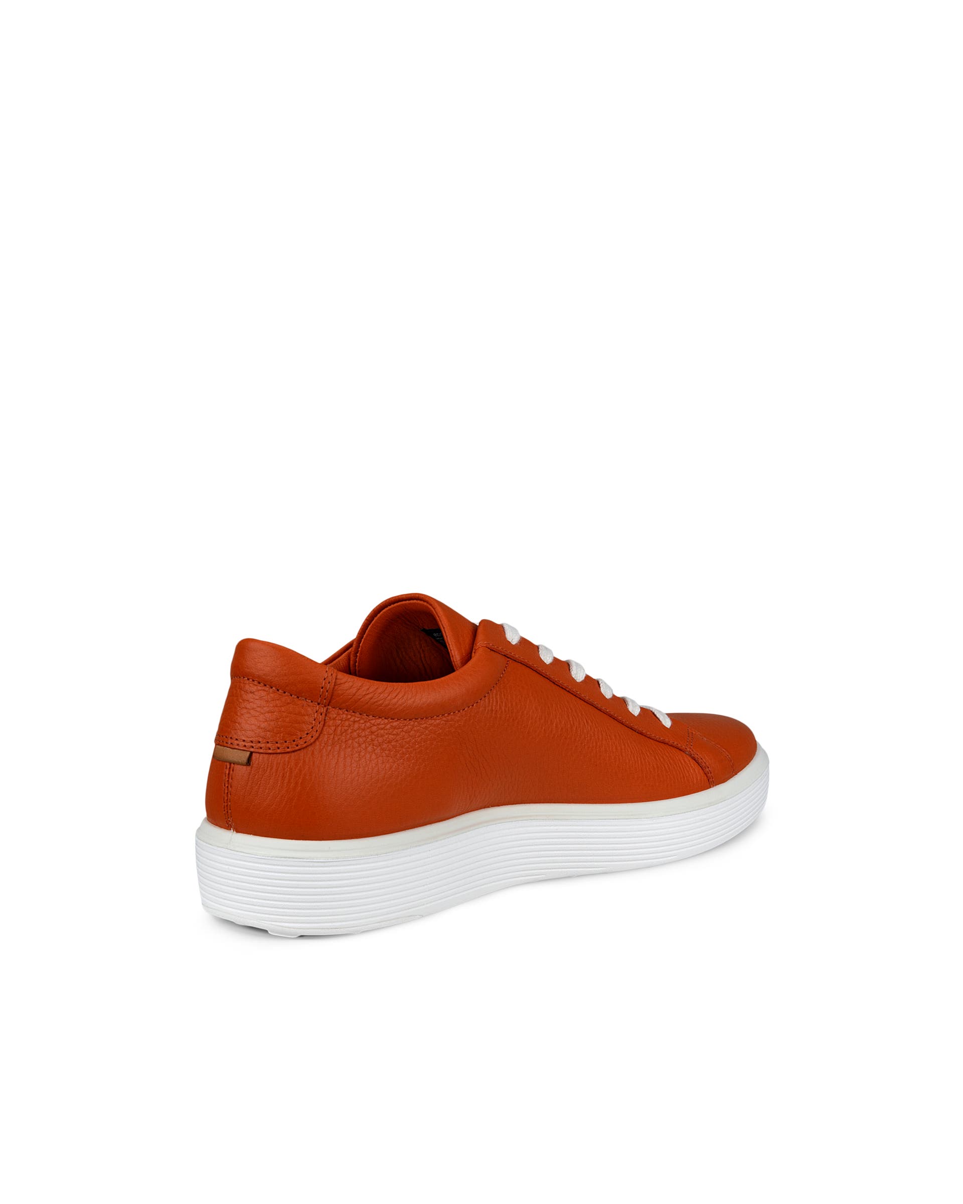 Men's ECCO® Soft 60 Leather Sneaker - Orange - Back