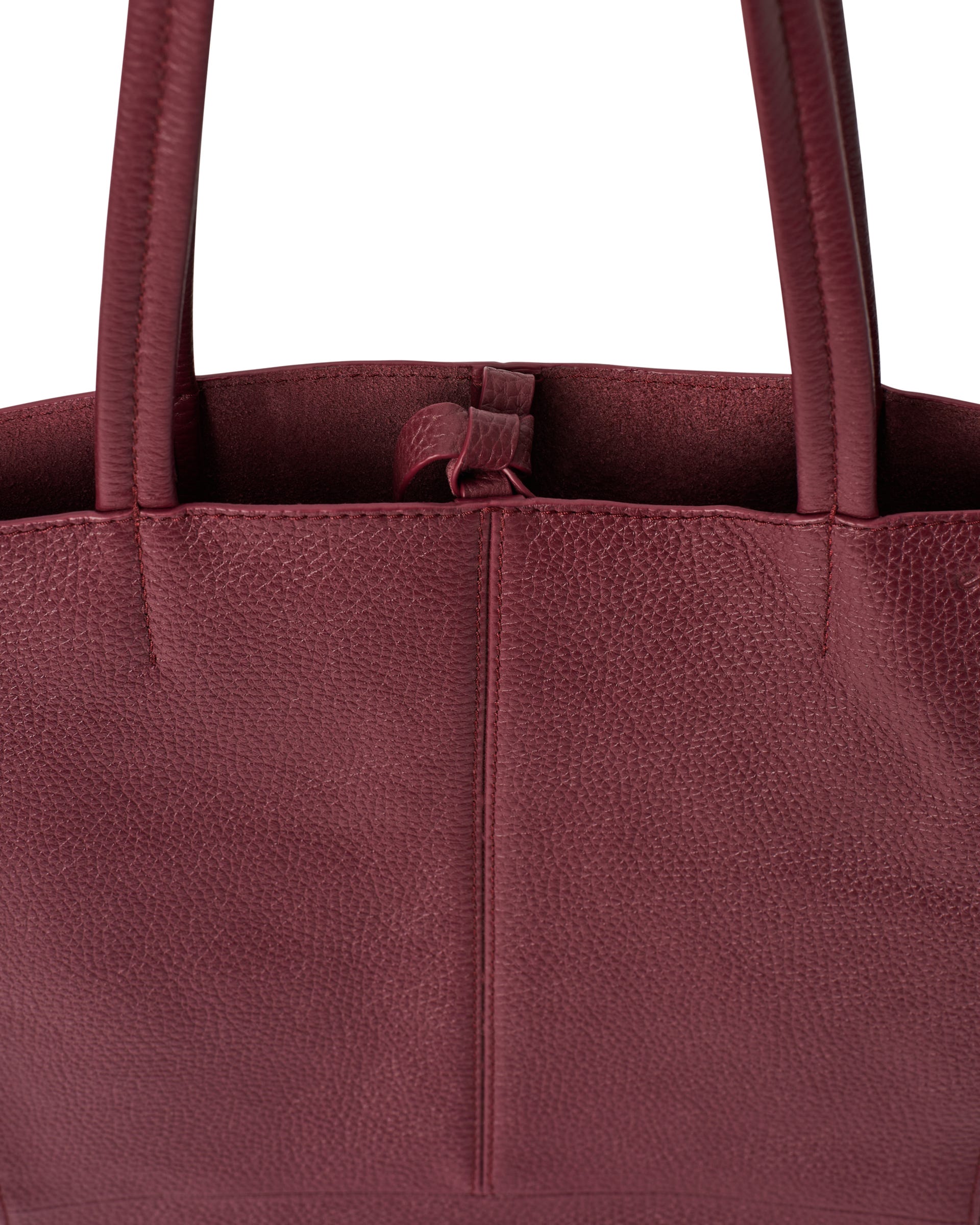 Women's ECCO® AVEN TOTE Leather Tote Bag - Red - Main