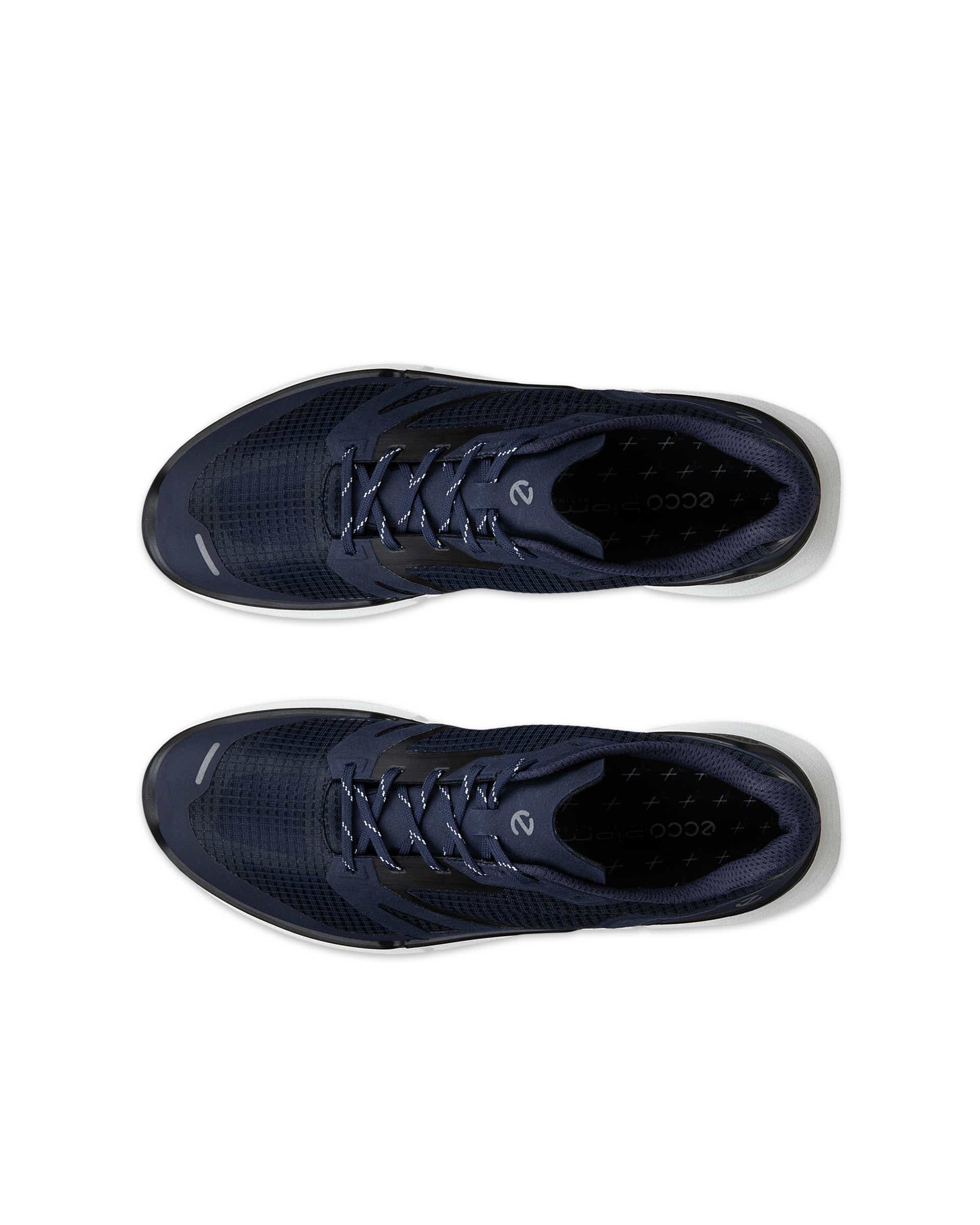 Men's ECCO® BIOM 2.2 Textile Trainer - Blue - Top left pair