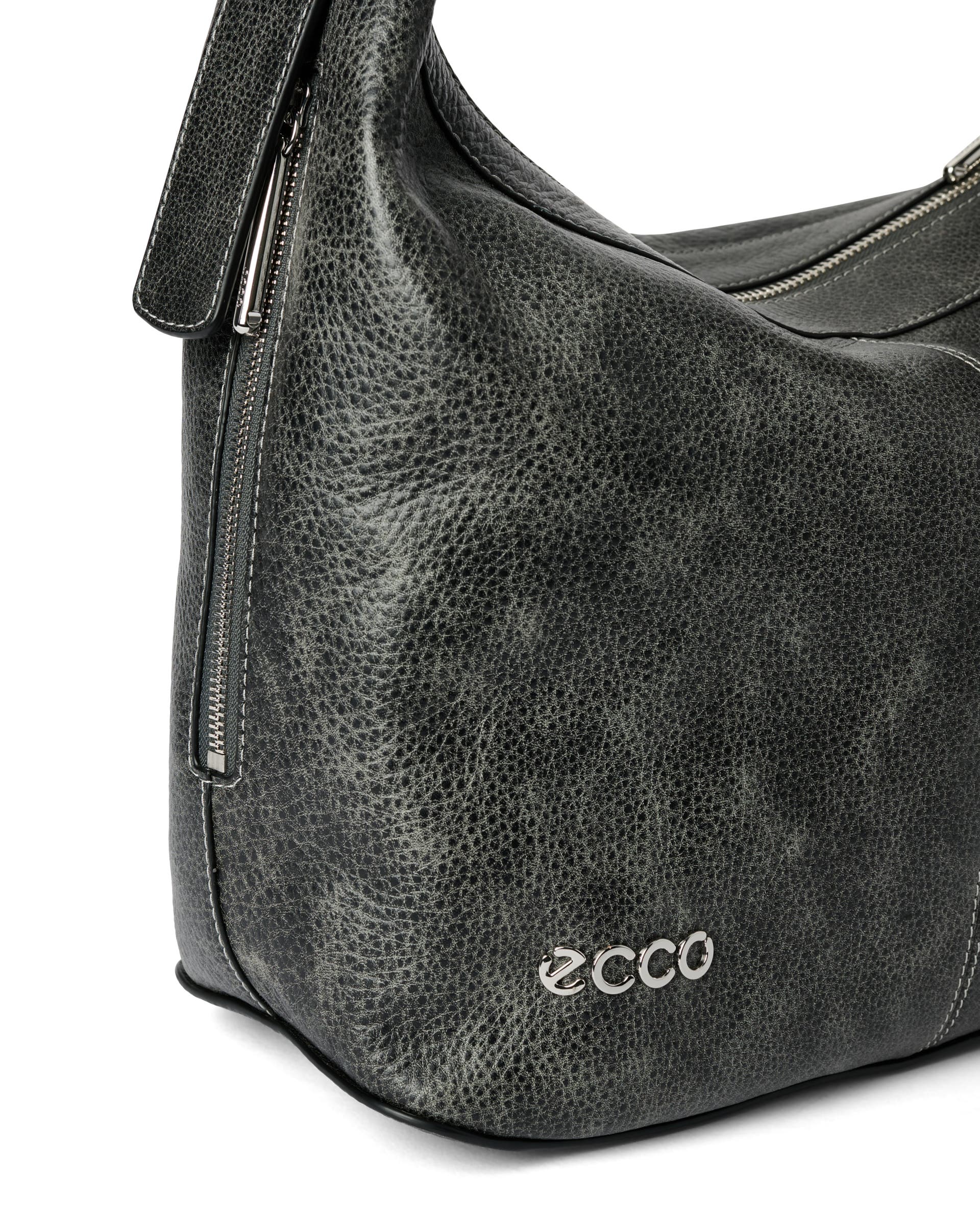 ECCO® Hobo Medium Leather Shoulder Bag - Multicolor - Detail-1