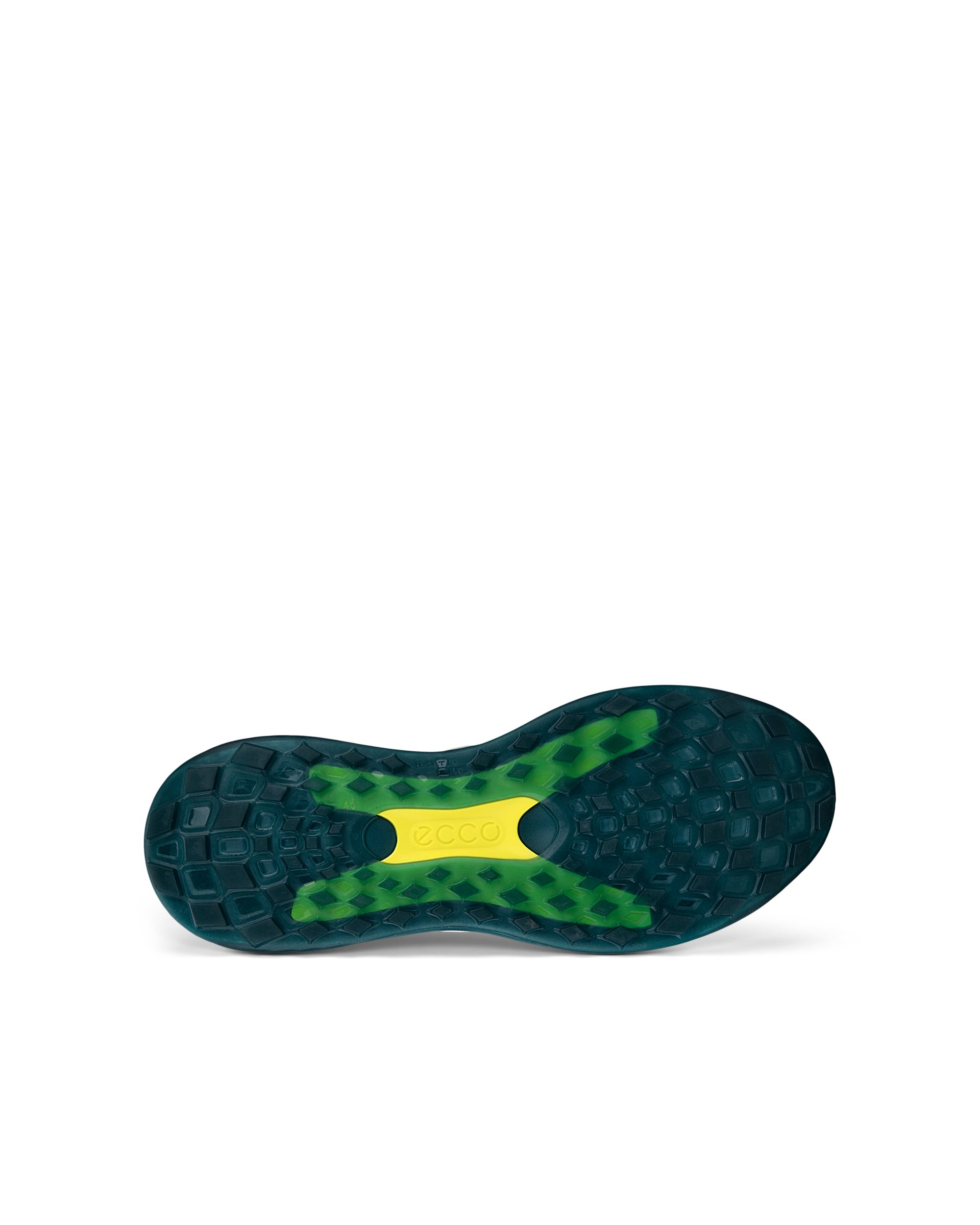 ECCO LT1 GOLF LACE Men メンズ レザーウォータープルーフゴルフシューズ - グレー - Sole