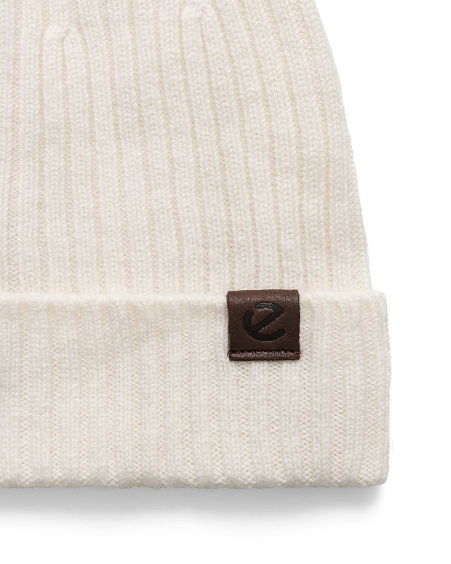Damska czapka beanie ECCO® Classic - Biały - Detail-1