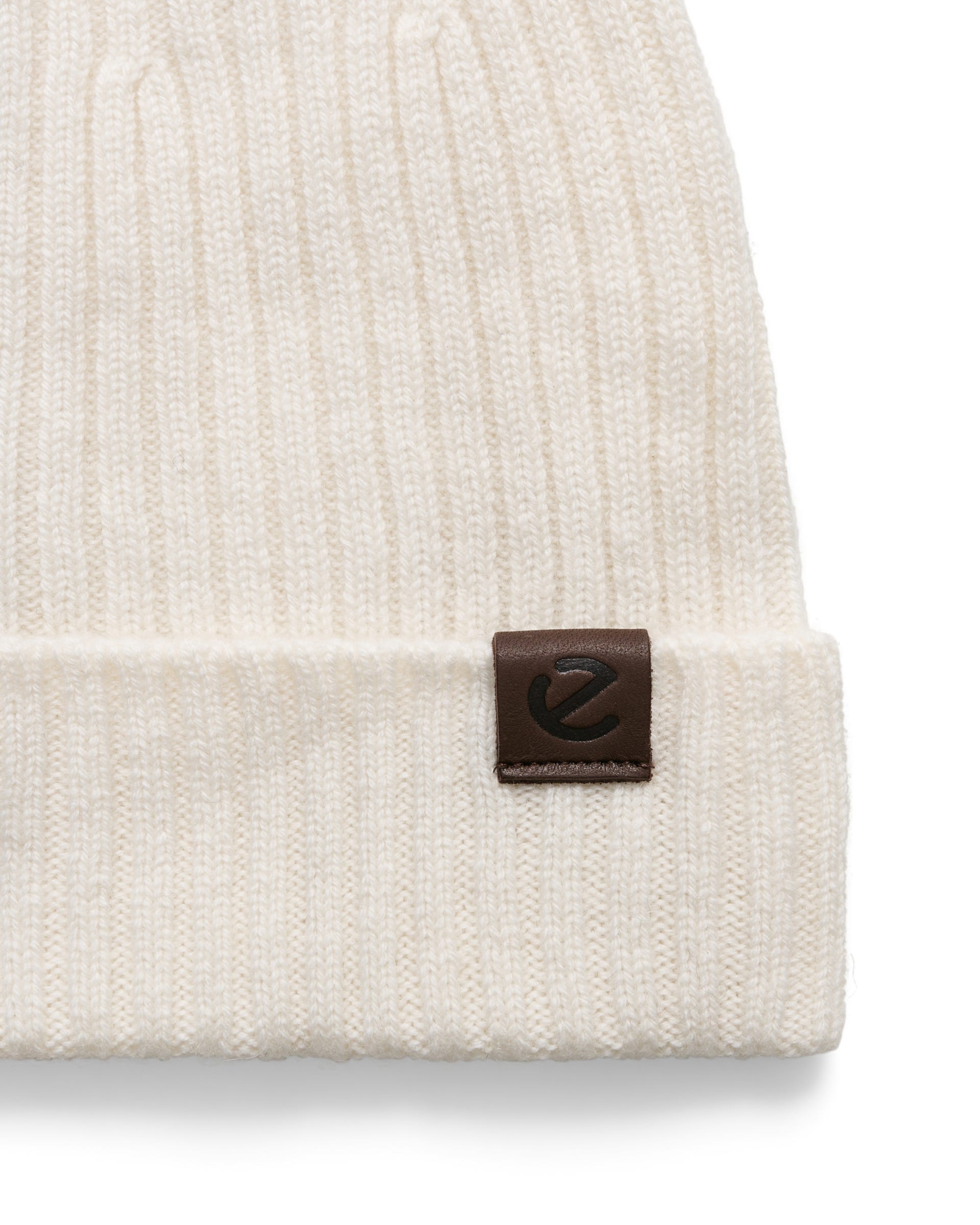 Damska czapka beanie ECCO® Classic - Biały - Detail-1