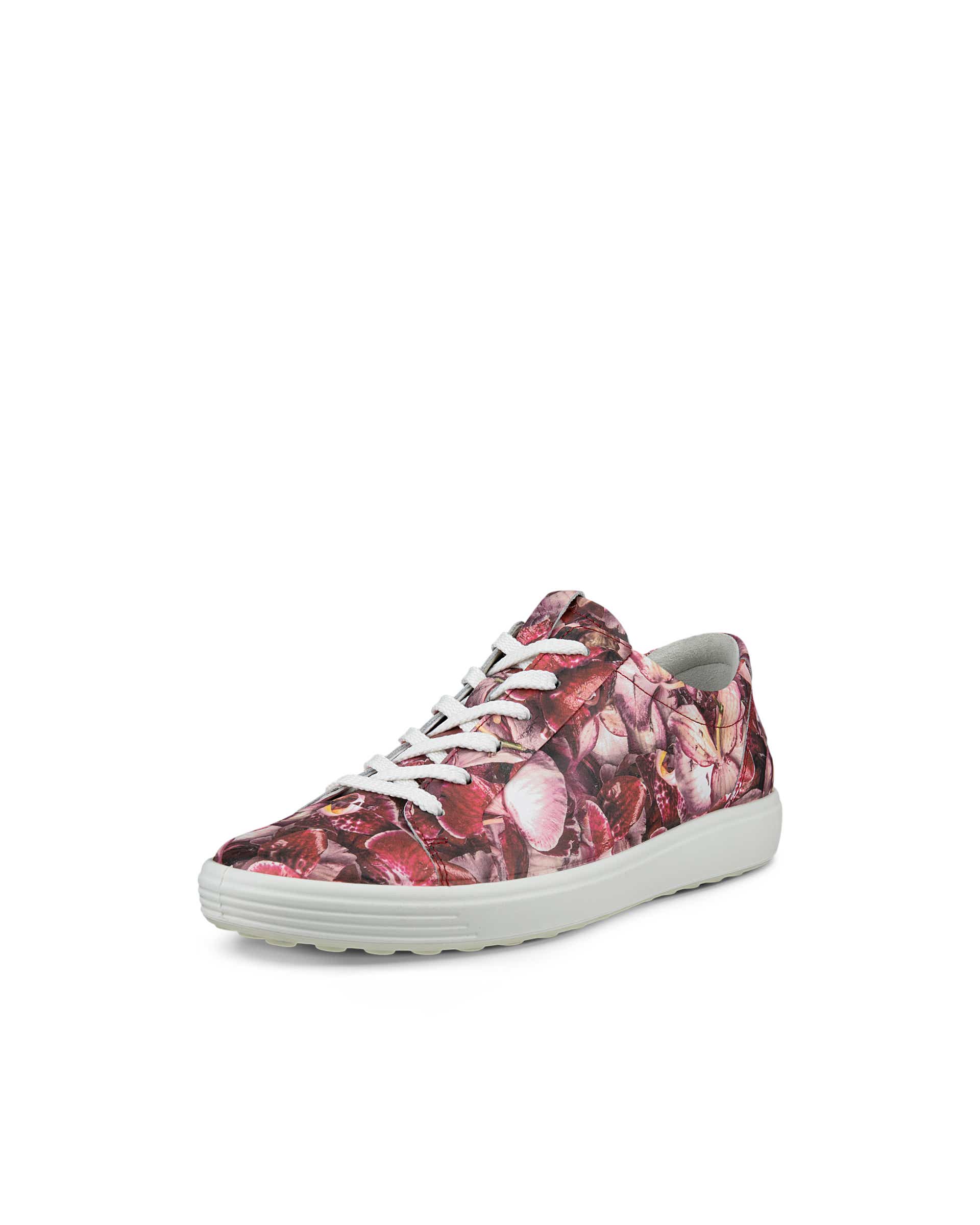 ECCO® Soft 7 baskets en cuir pour femme - Multicolore - Main