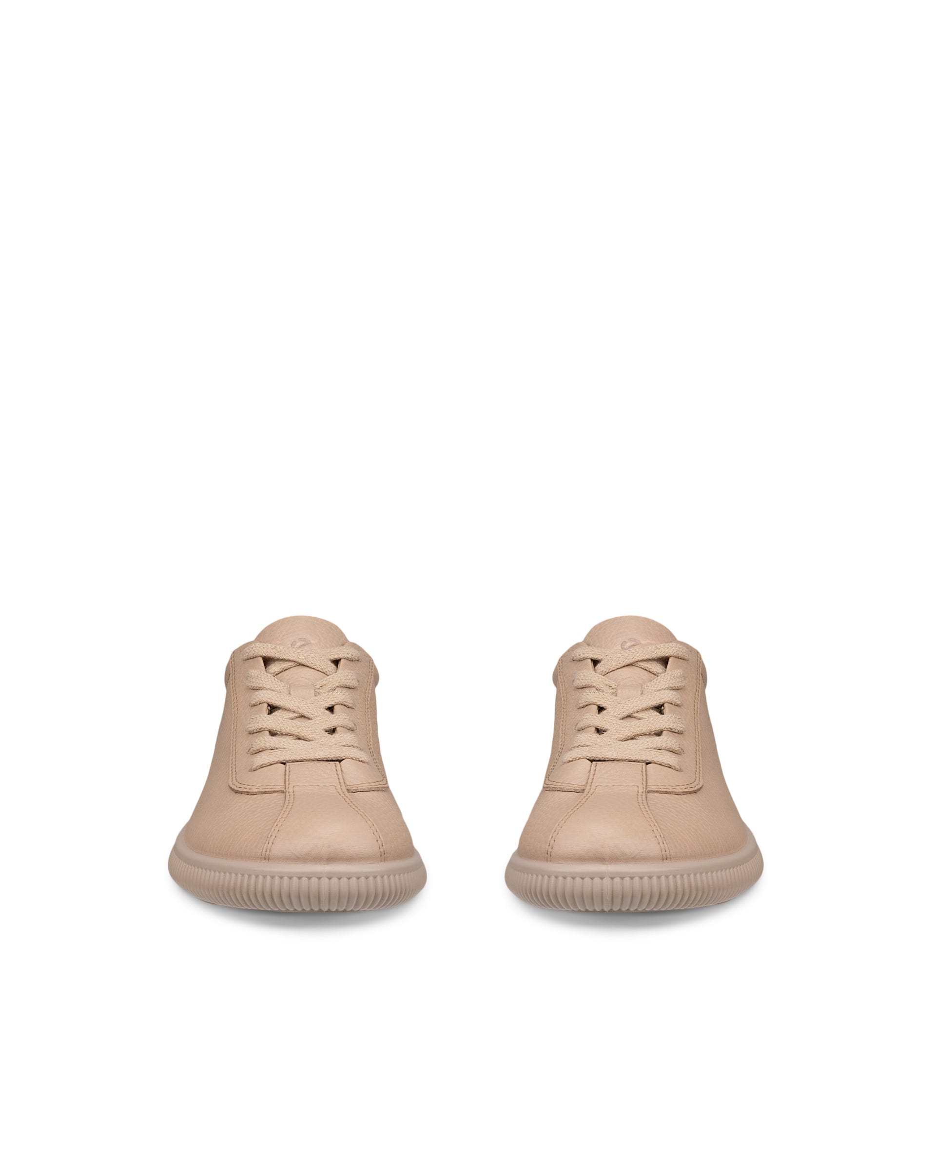 Women's ECCO® Soft Zero Leather Sneaker - Brown - Outside