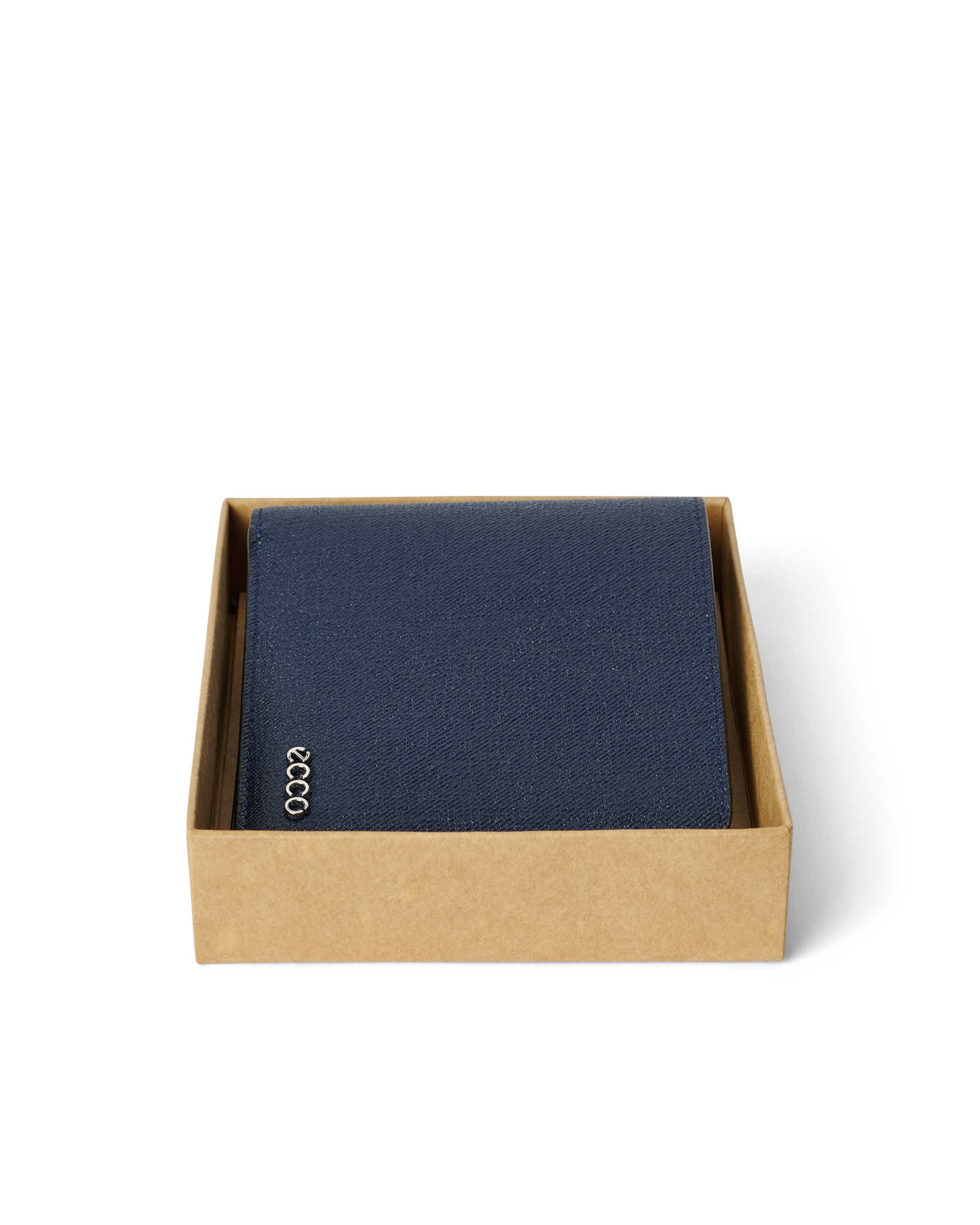 Carteira pequena couro ECCO® Wallet - Azul - Detail-1