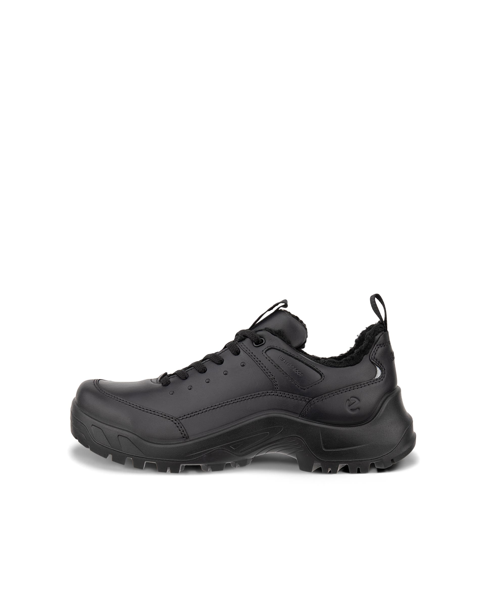 Men's ECCO® Offroad Leather Waterproof Shoe - Black - Outside