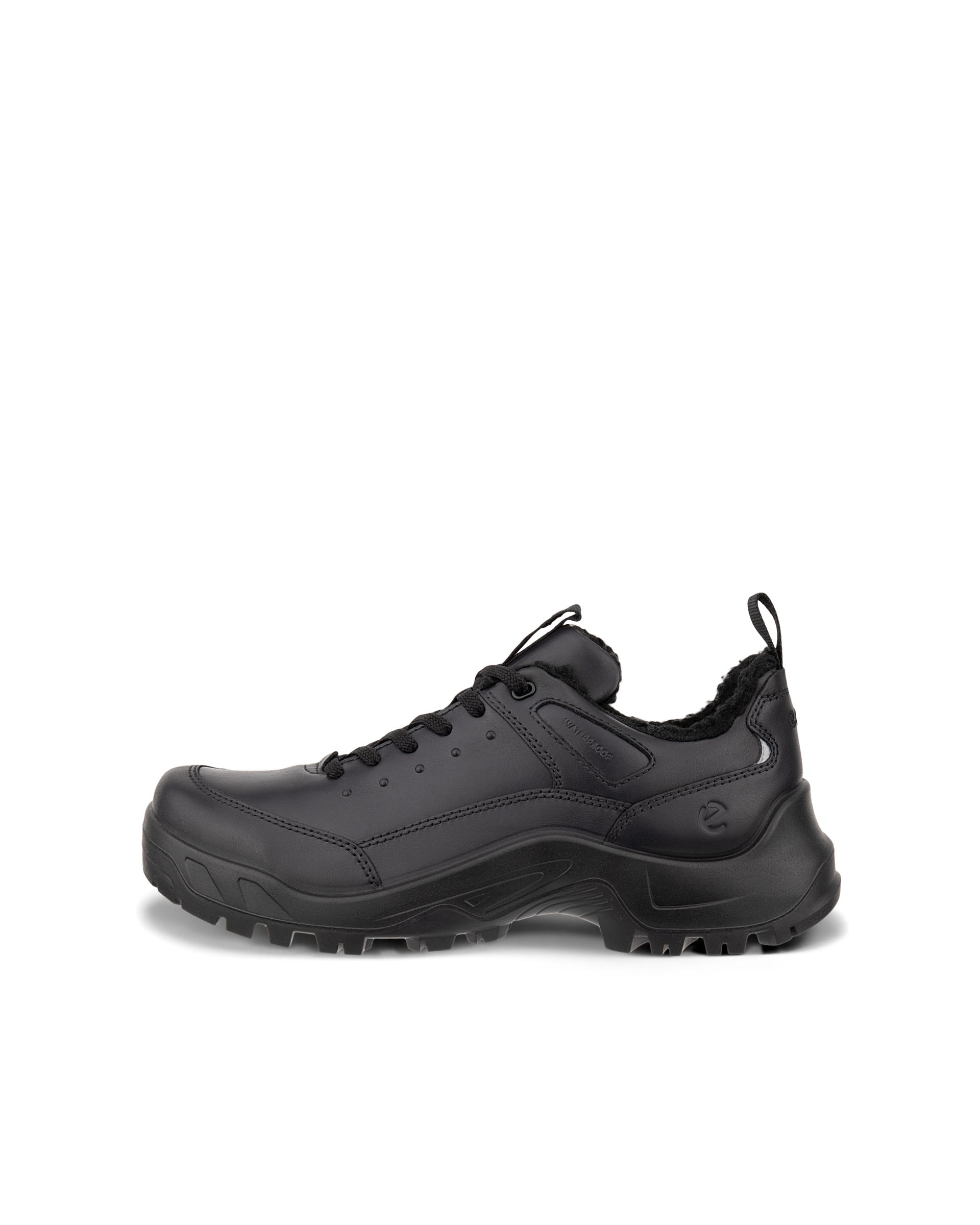 Men's ECCO® Offroad Leather Waterproof Shoe - Black - Outside