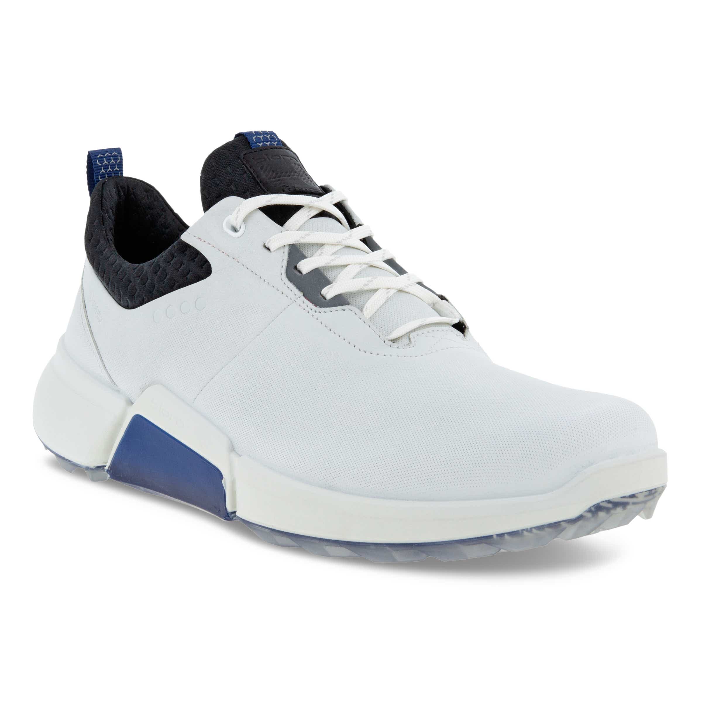 Men's ECCO® Golf BIOM H4 Leather Gore-Tex Shoe - White - Main
