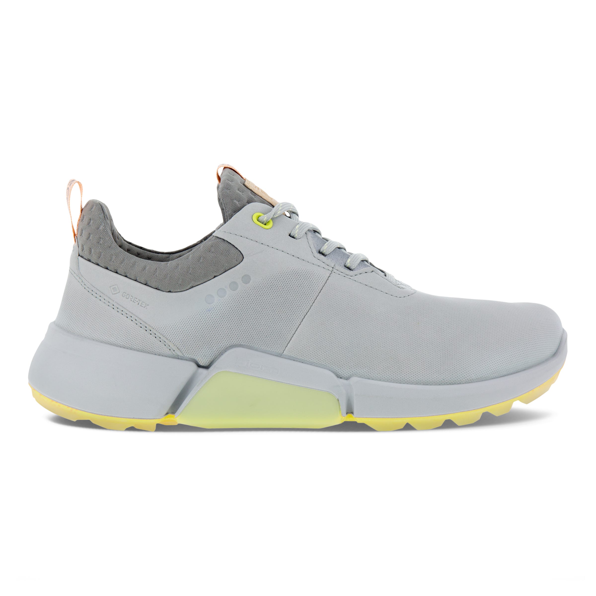 Ladies ECCO® Golf BIOM H4 Leather Gore-Tex Shoe - Grey - Outside