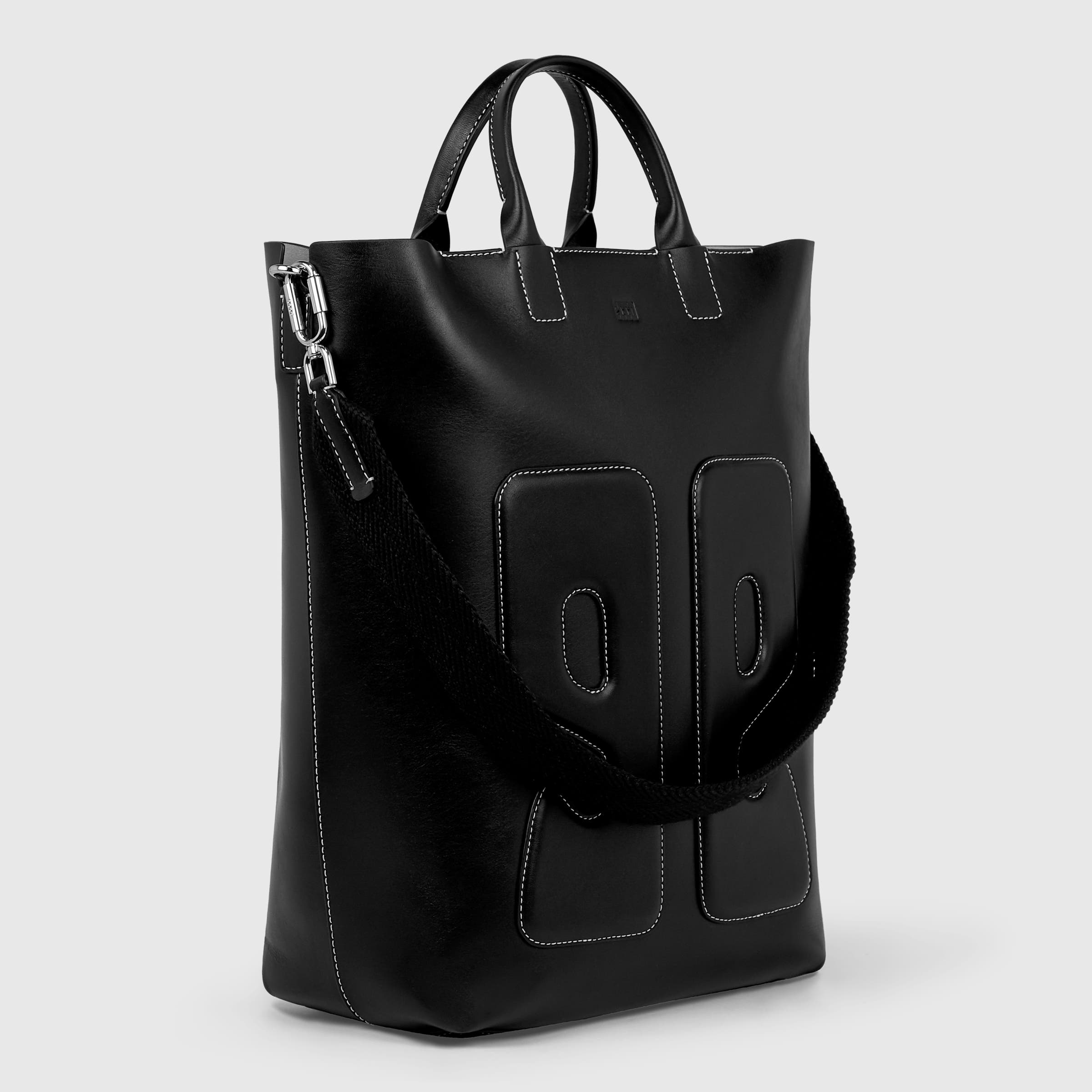 ECCO® E Leather Tote Bag - Black - Main