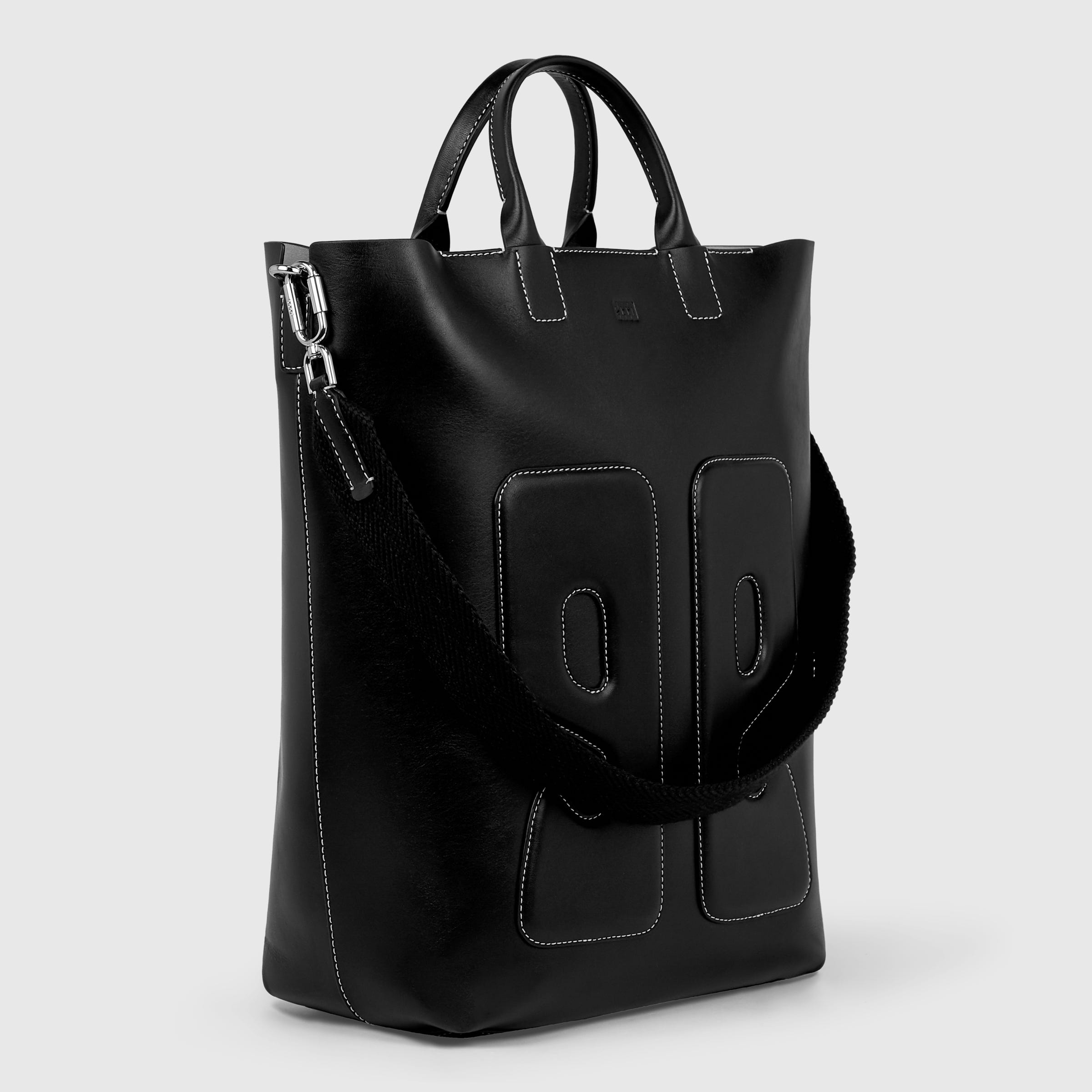 ECCO® E Leather Tote Bag - Black - Main