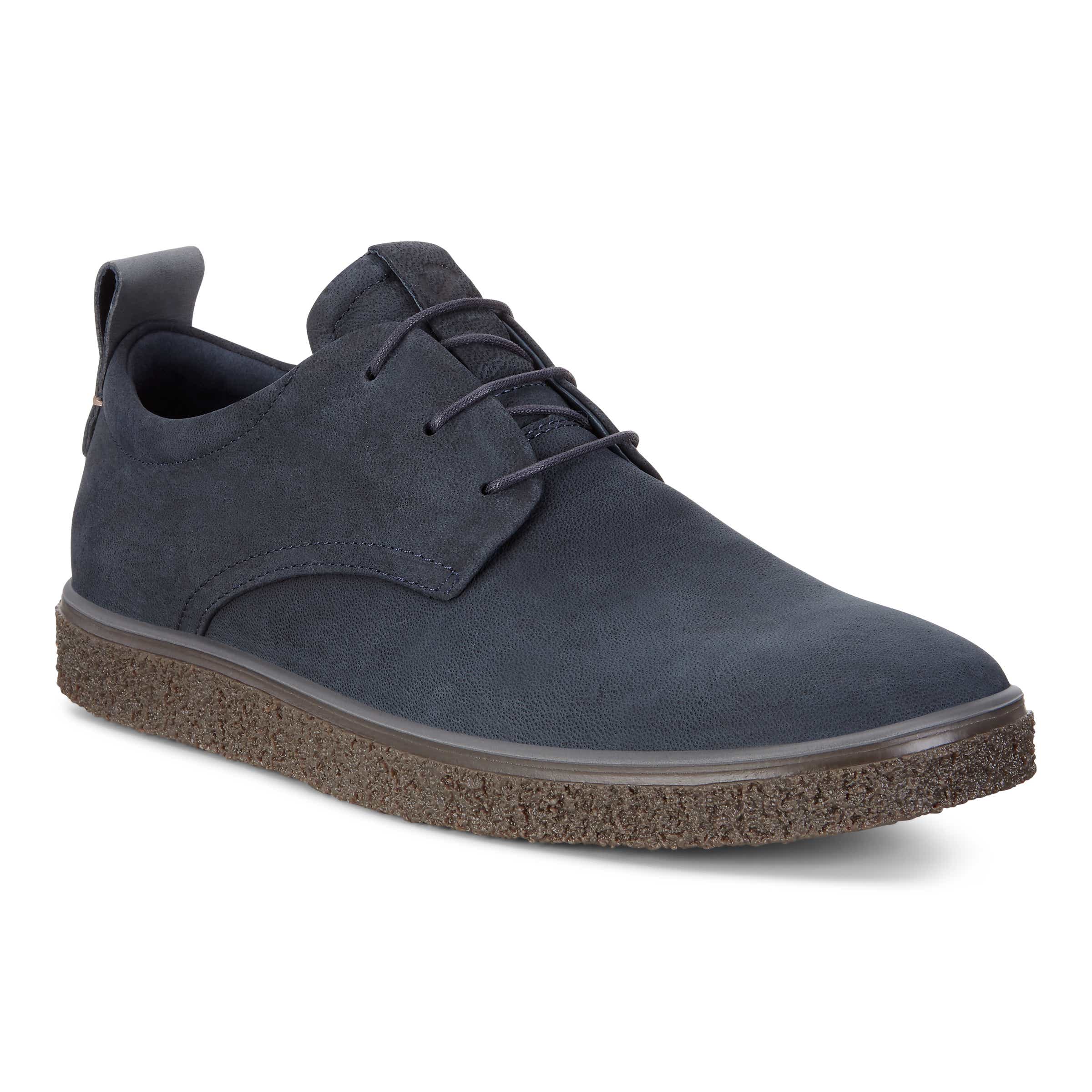ECCO Mens Crepetray Derby Tie - Blue - Main