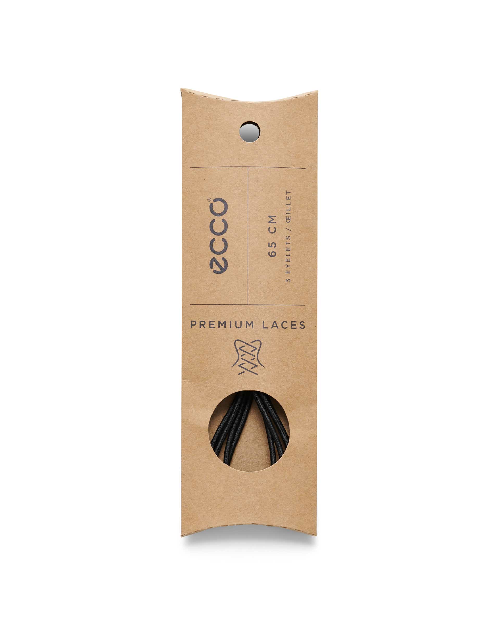 ECCO® Fast Lock Laces (65mm) - Black - Detail-2