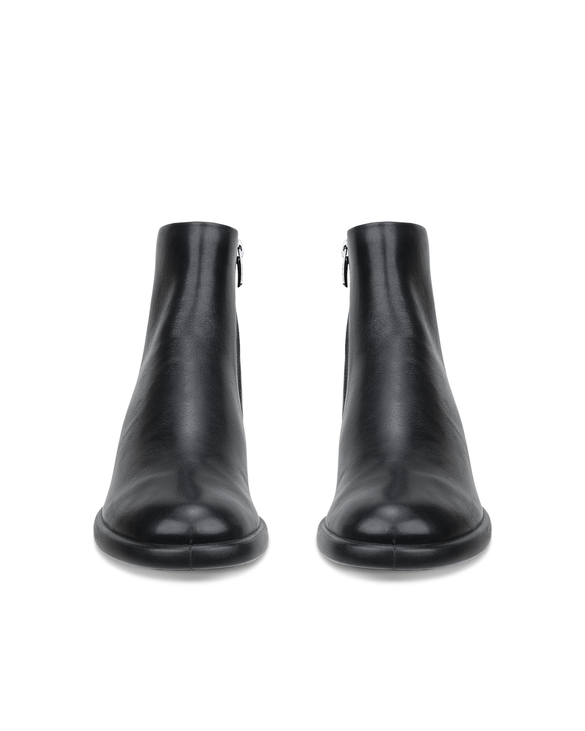 ECCO Sculpted LX 35 ウィメンズ レザーミッドカットブーツ - ブラック - Outside