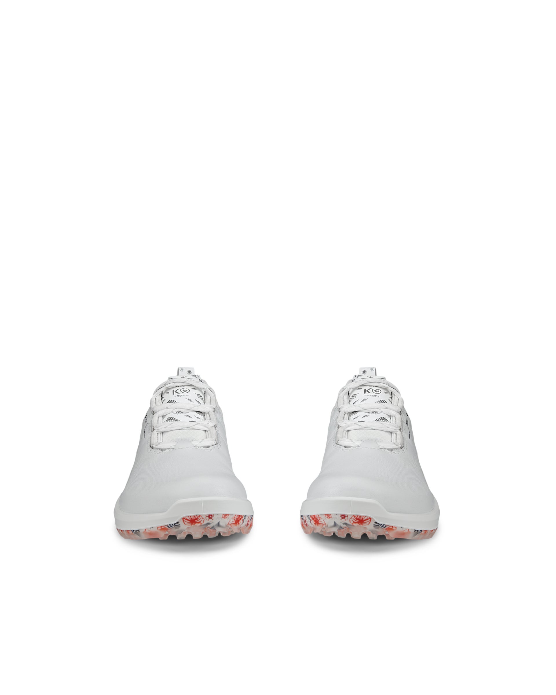 ECCO Golf BIOM H4 (Lydia Ko Edition) ウィメンズ レザーGore-Texゴルフシューズ - ホワイト - Front pair