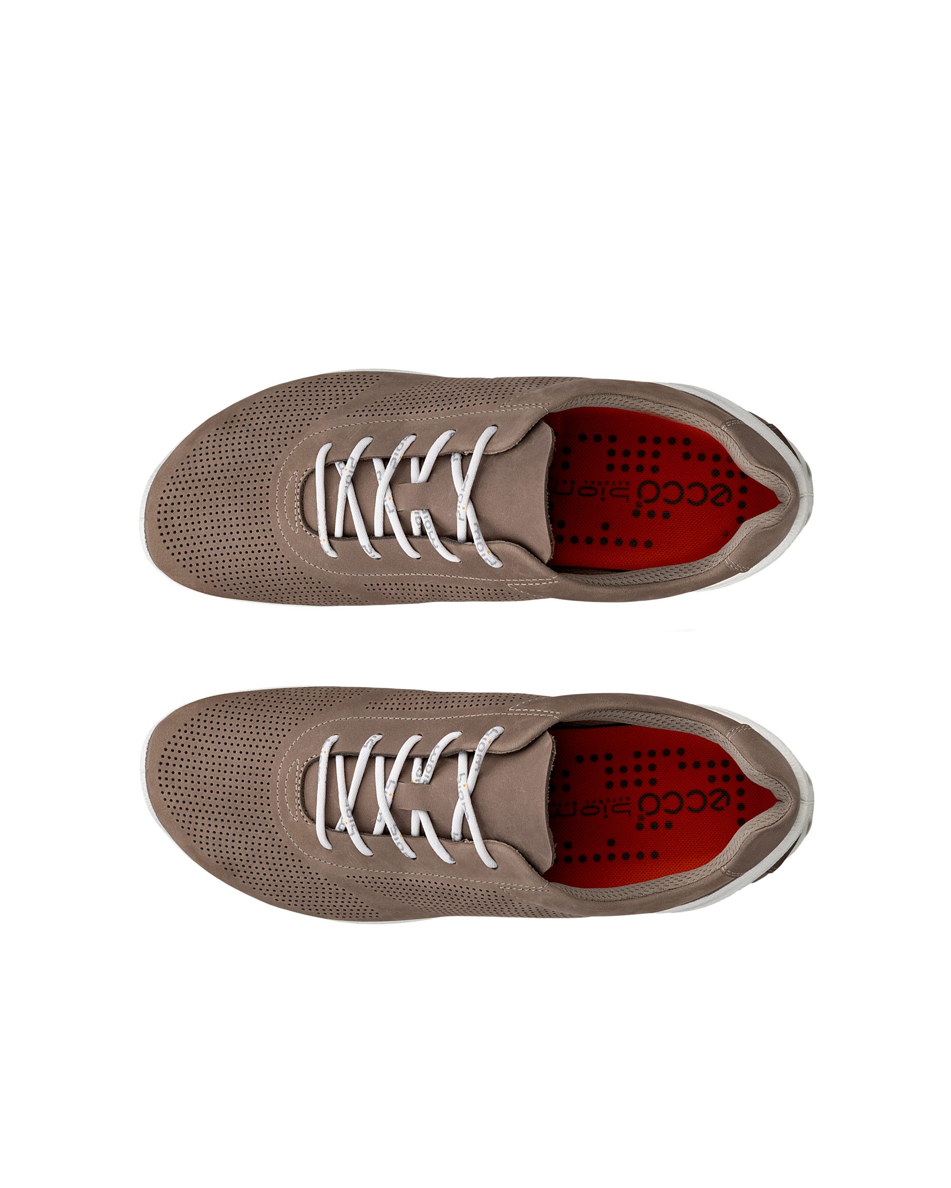 Męskie nubukowe sneakersy ECCO® BIOM LITE - Szary - Top left pair