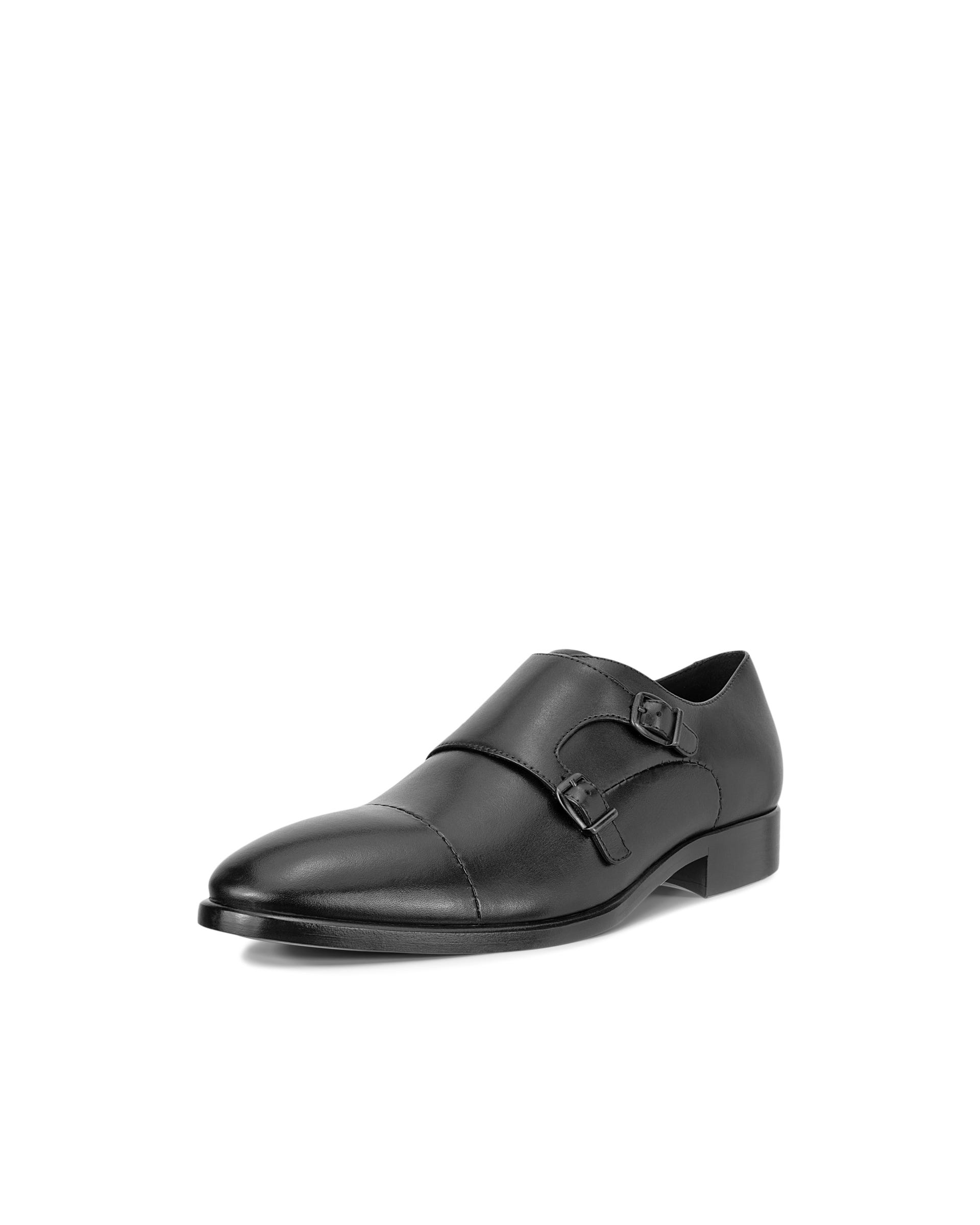 Men's ECCO® Vitrus Mondial Leather Derby Shoe - Black - Main