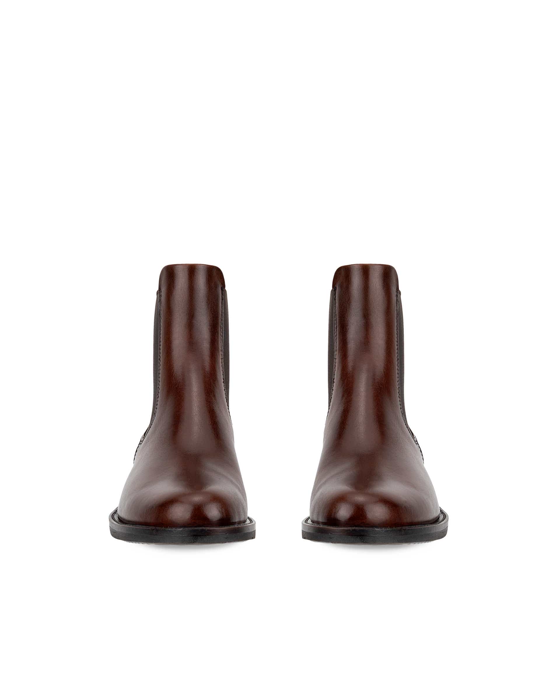 ECCO® Sartorelle 25 botte Chelsea en cuir pour femme - Brun - Front pair