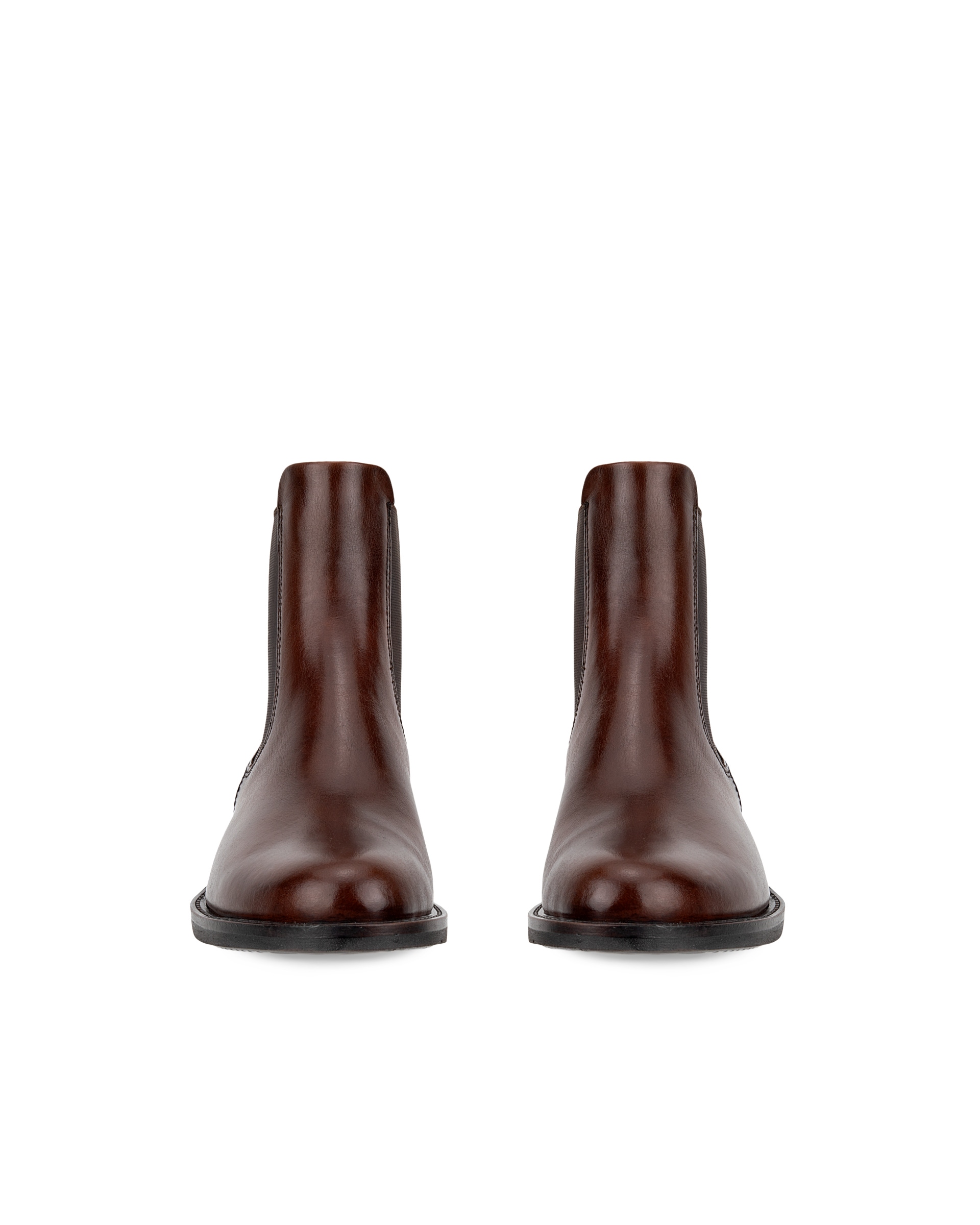 ECCO® Sartorelle 25 botte Chelsea en cuir pour femme - Brun - Front pair
