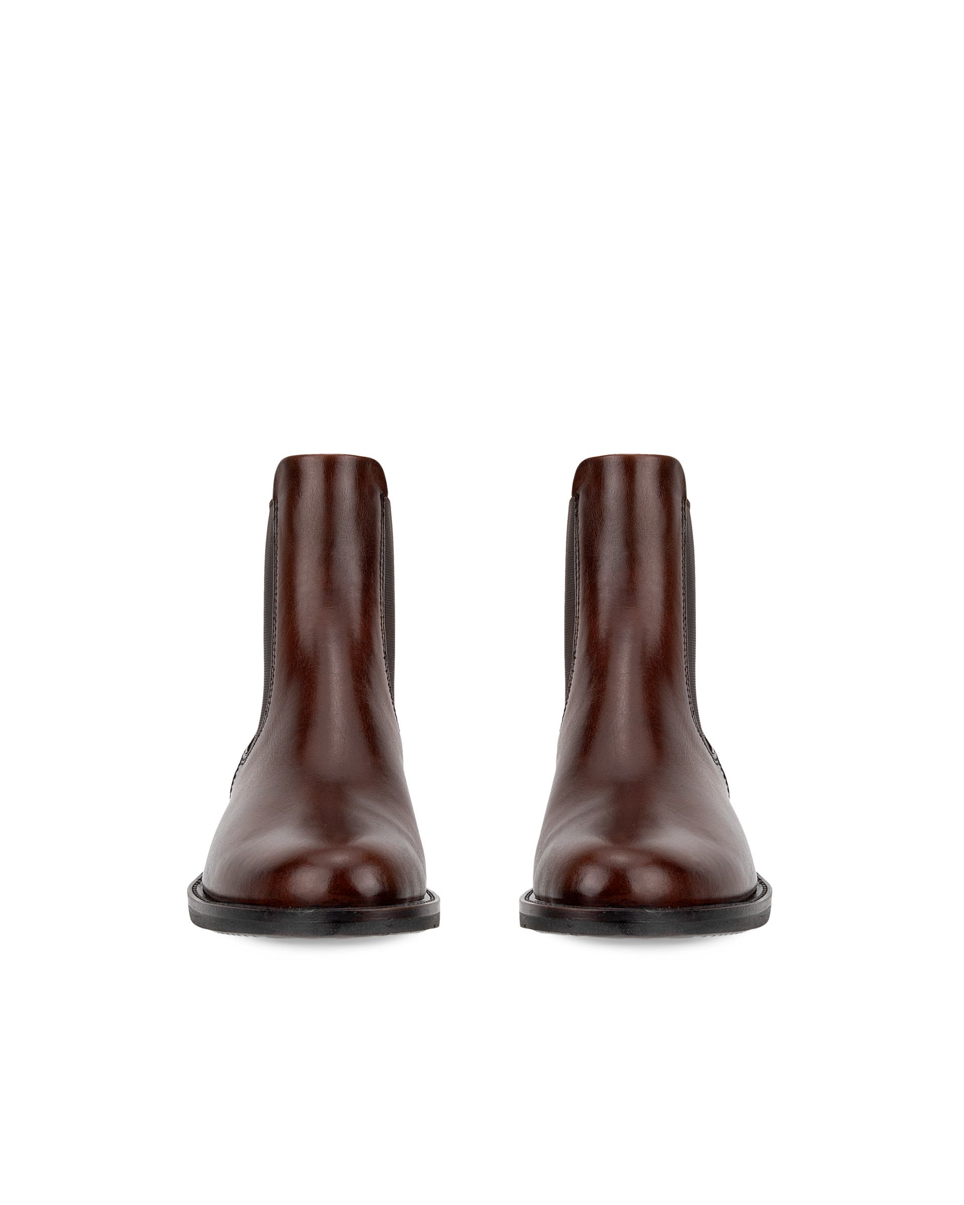 Women's ECCO® Sartorelle 25 Leather Chelsea Boot - Brown - Front pair