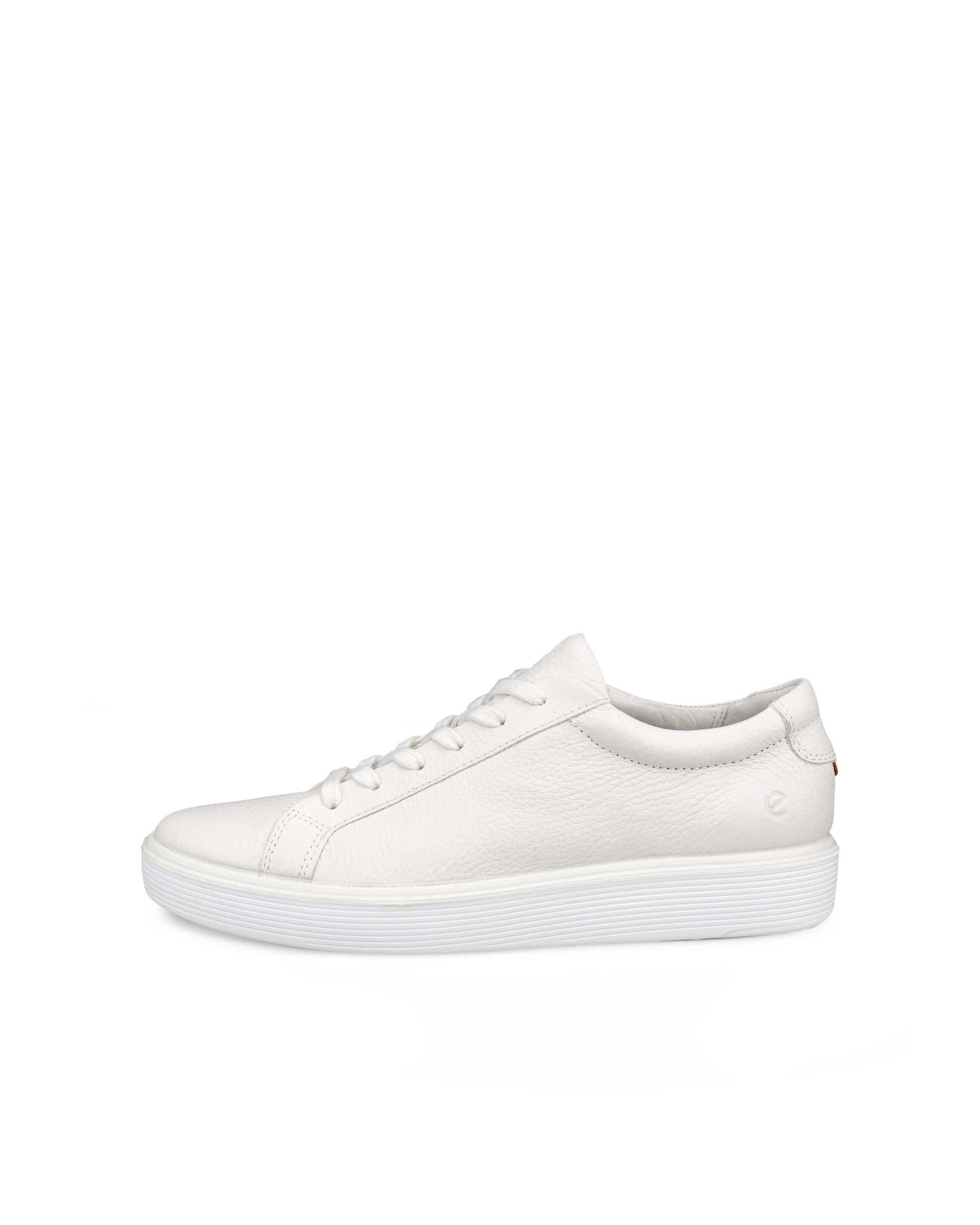 Women's ECCO® Soft 60 Leather Sneaker - White - Outside