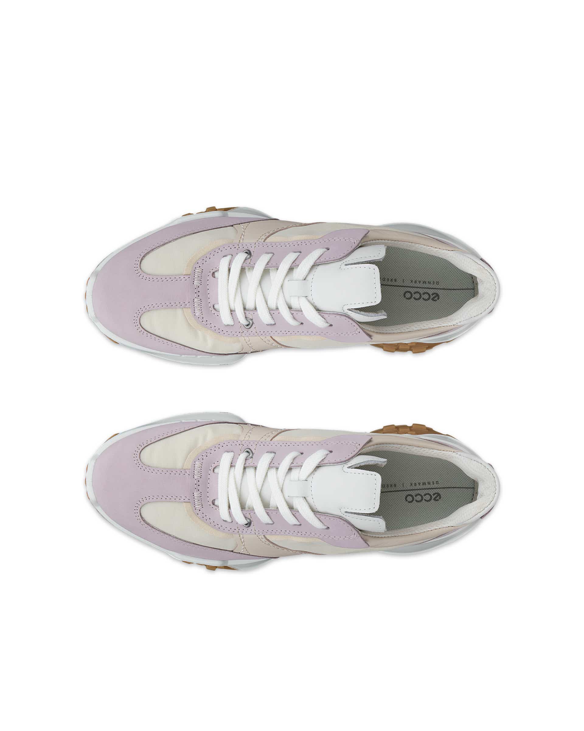 ECCO® Retro Sneaker baskets en cuir pour femme - Multicolore - Top left pair