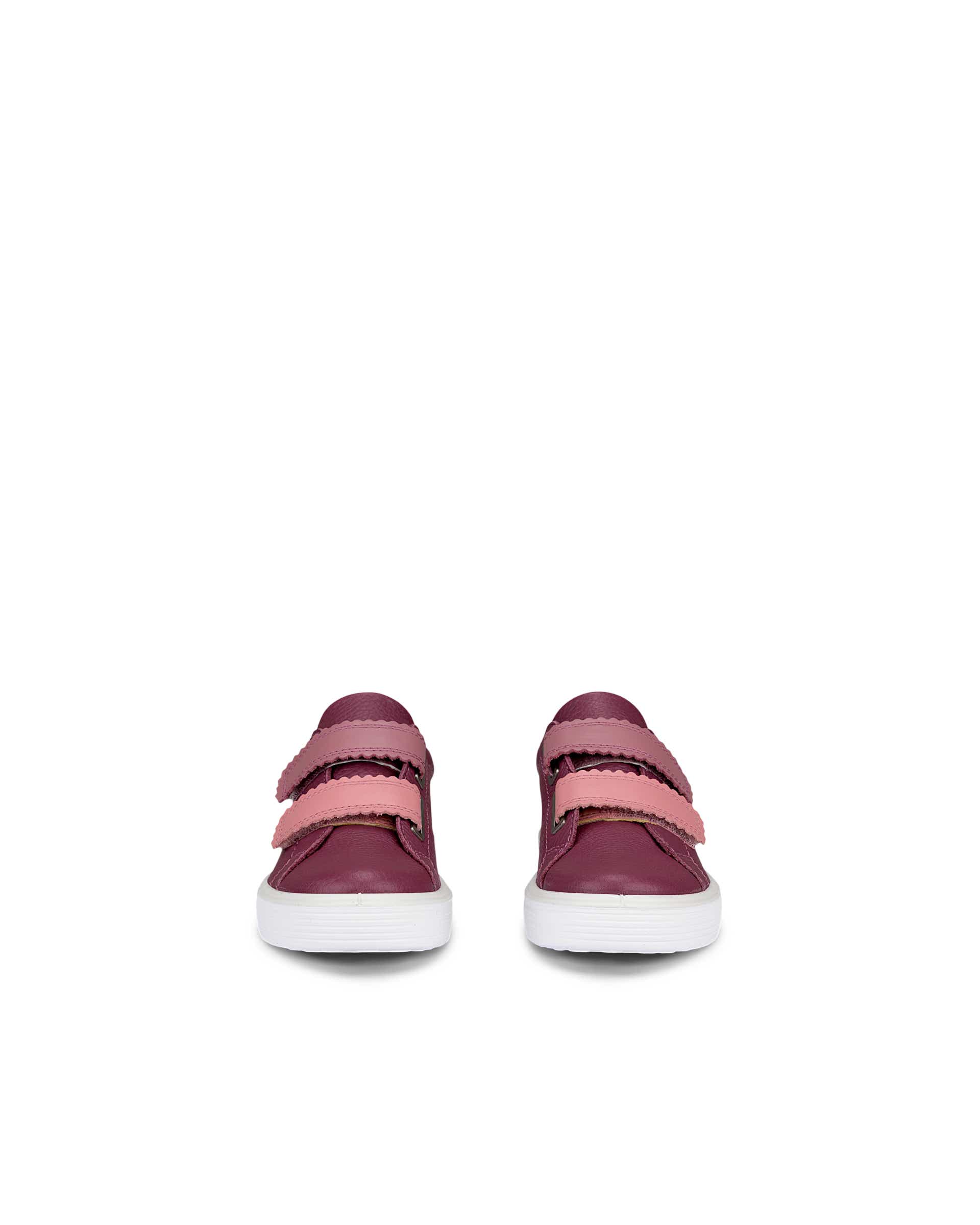 ECCO® SOFT 60 dječje kožne tenisice - Ružičasta - Front pair