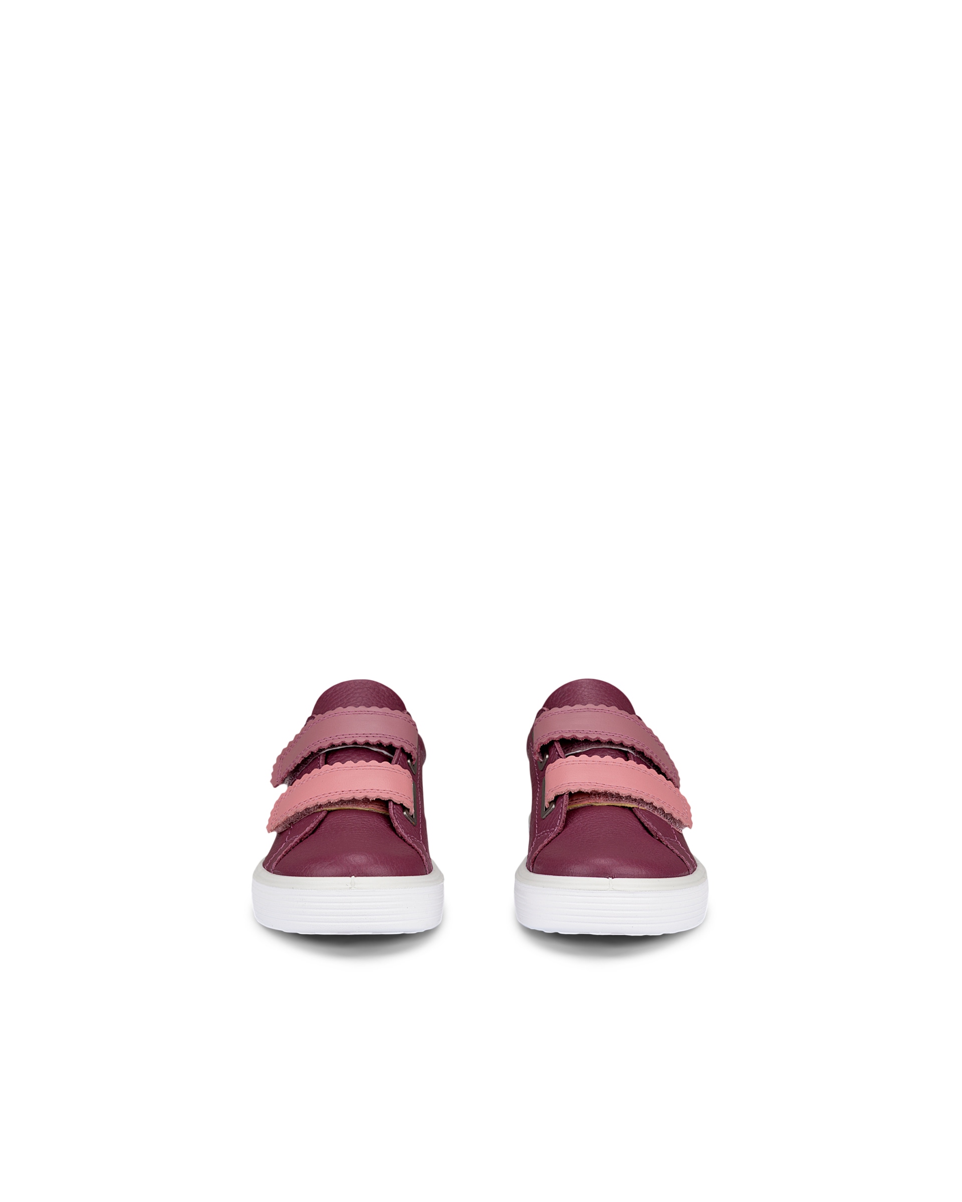 ECCO® SOFT 60 dječje kožne tenisice - Ružičasta - Front pair