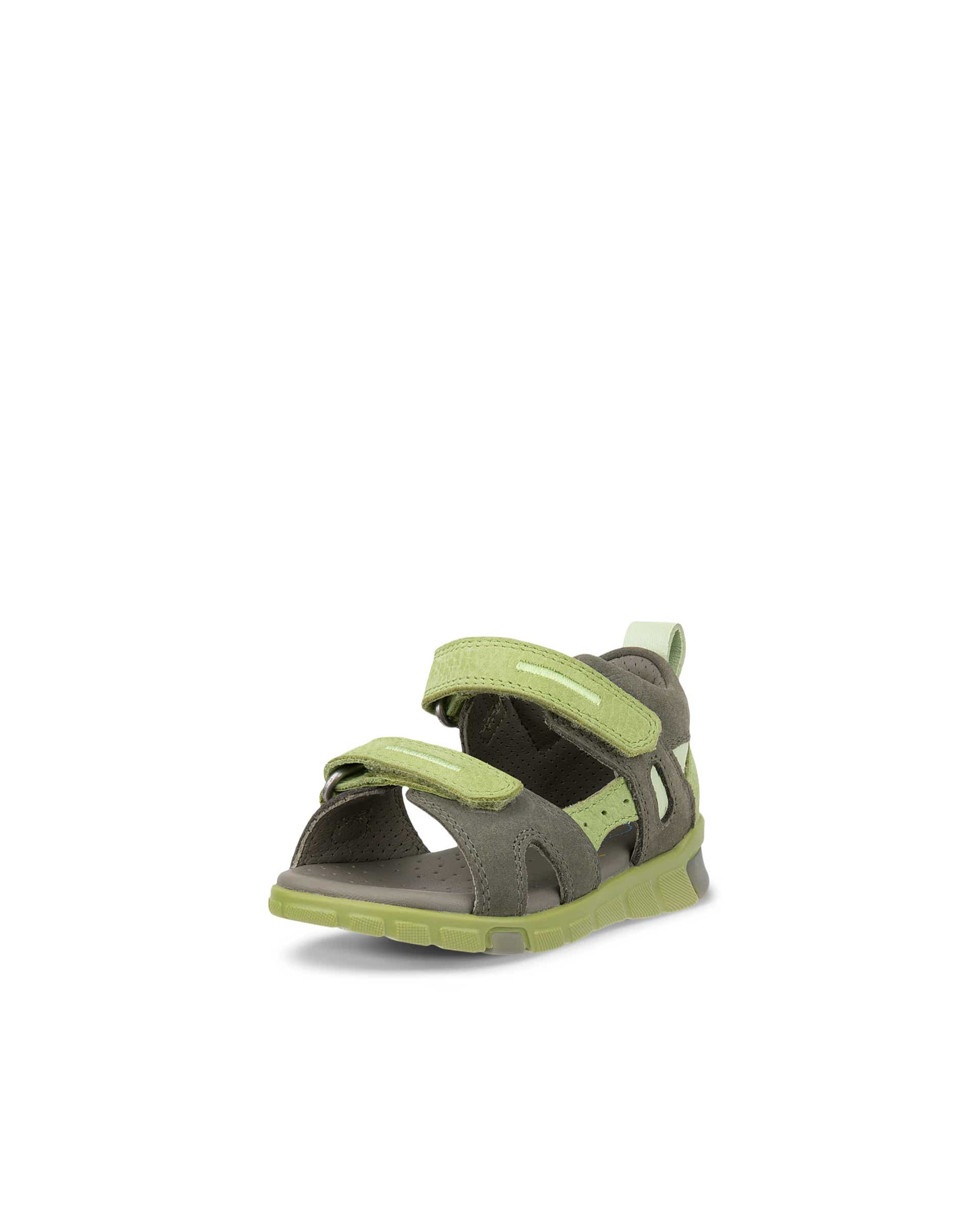 ECCO® MINI STRIDE SANDAL Kinder Trekkingsandale aus Nubukleder - Grün - Main