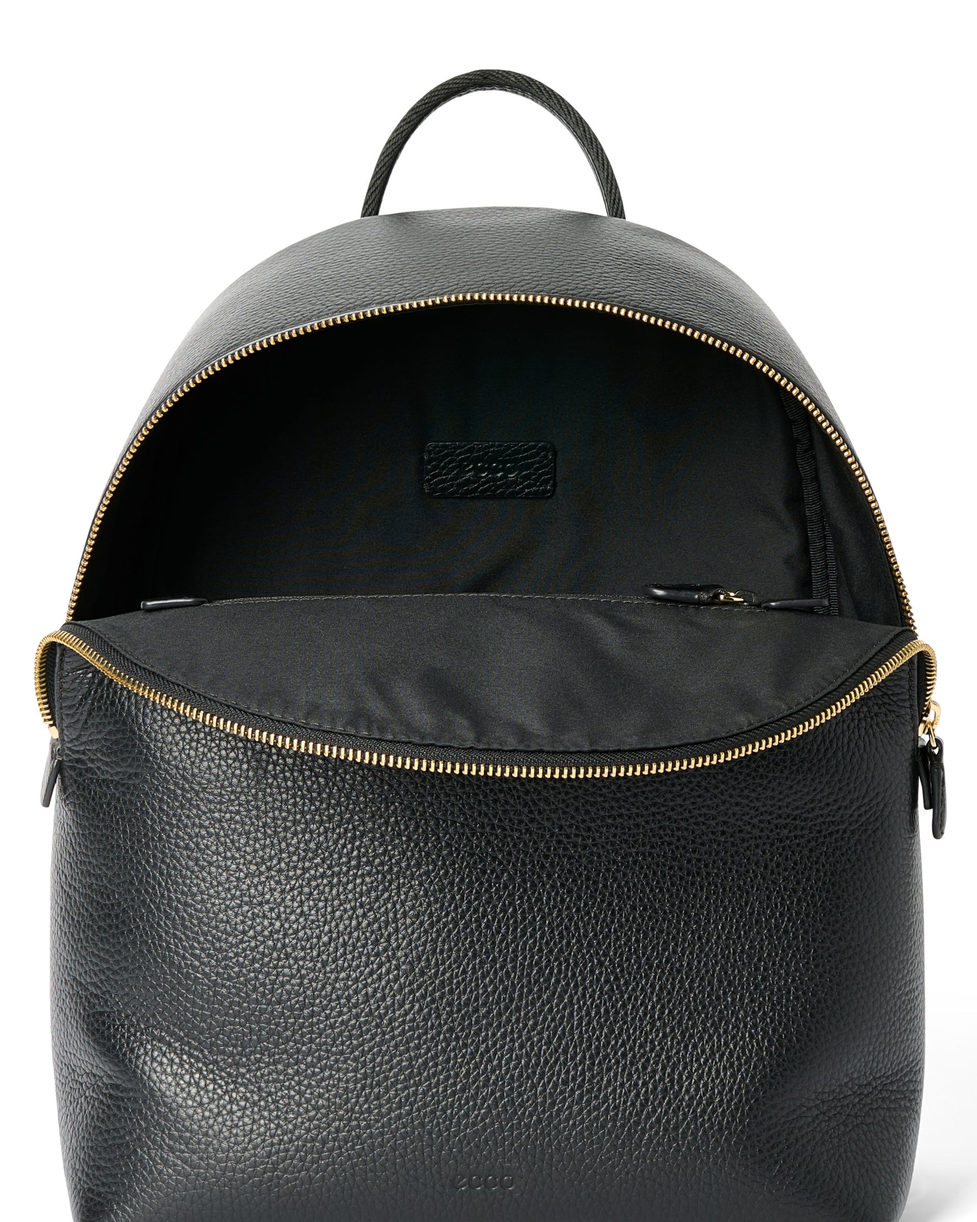 Kožený ruksak ECCO® ESSENTIAL - Čierna - Inside