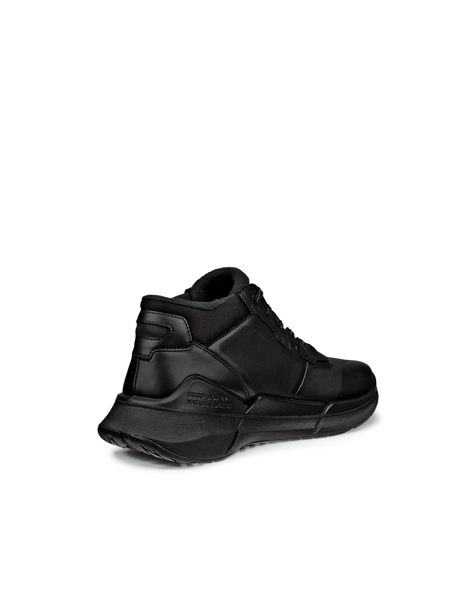 ECCO® BIOM 2.2 sneakerstøvle i læder til herrer - Sort - Outside