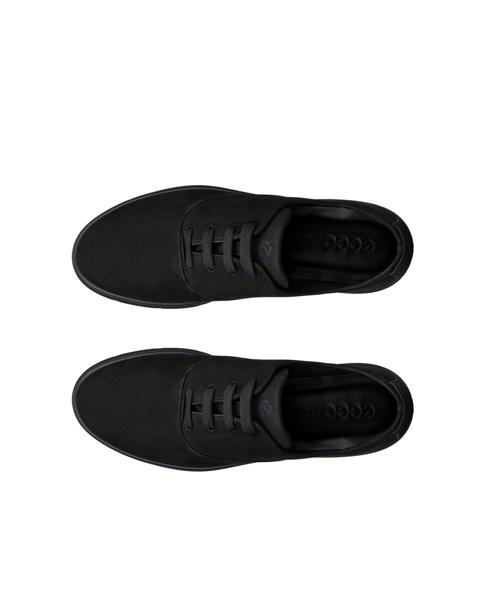 ECCO® BELLA 2 dames nubuck veterschoen - Zwart - Top left pair